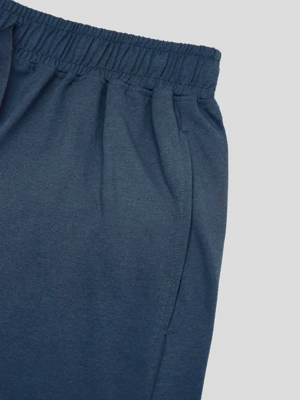 Men Solid Relax Fit Shorts with ELASTO LITE - Image 2