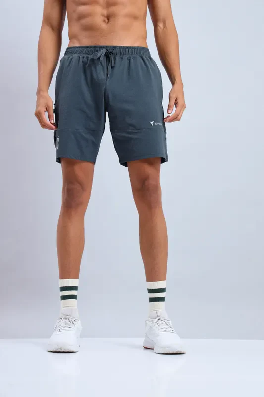 Men Solid Relax Fit Shorts with ELASTO LITE - Image 5