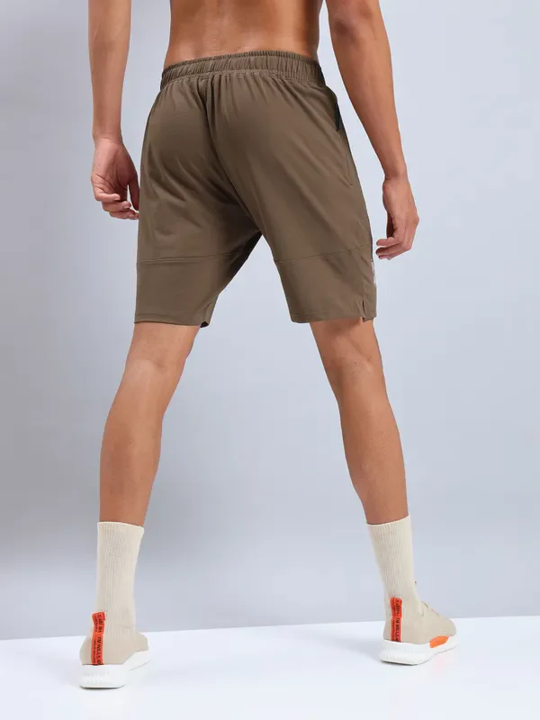 Men Solid Relax Fit Shorts with ELASTO LITE - Image 5
