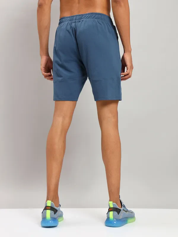Men Solid Relax Fit Shorts with ELASTO LITE - Image 3