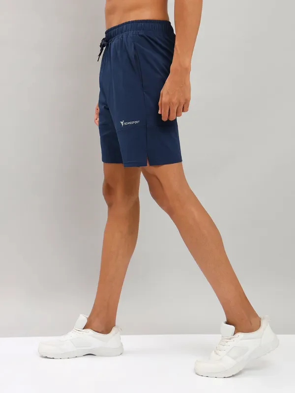 Men Solid Relax Fit Shorts with ELASTO LITE - Image 6