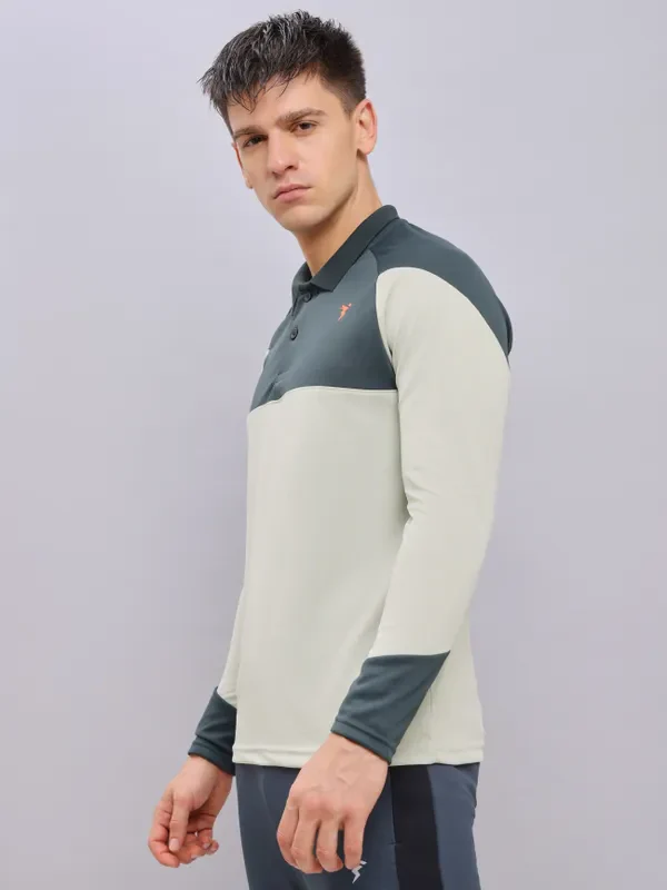 Men Colorblock Slim Fit Polo T-shirt with TECHNO COOL+ - Image 5