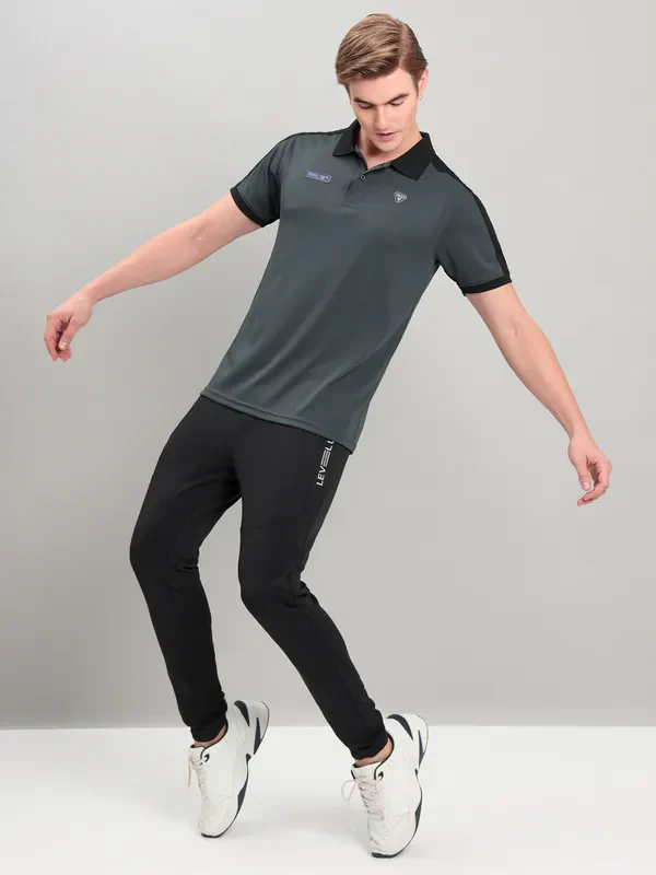 Men Colorblock Slim Fit Polo T-shirt with TECHNO COOL+ - Image 2