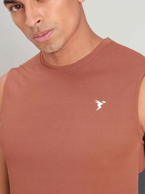 Men Solid Slim Fit Crew Neck Innerwear Vest with TECHNO COOL+ - Image 6