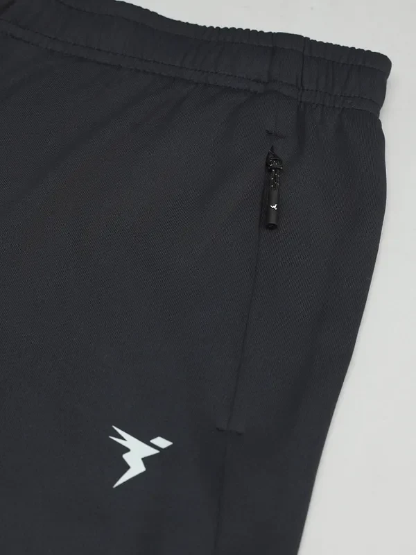 Men Solid Slim Fit Trackpants with TECHNO DRY - Image 2