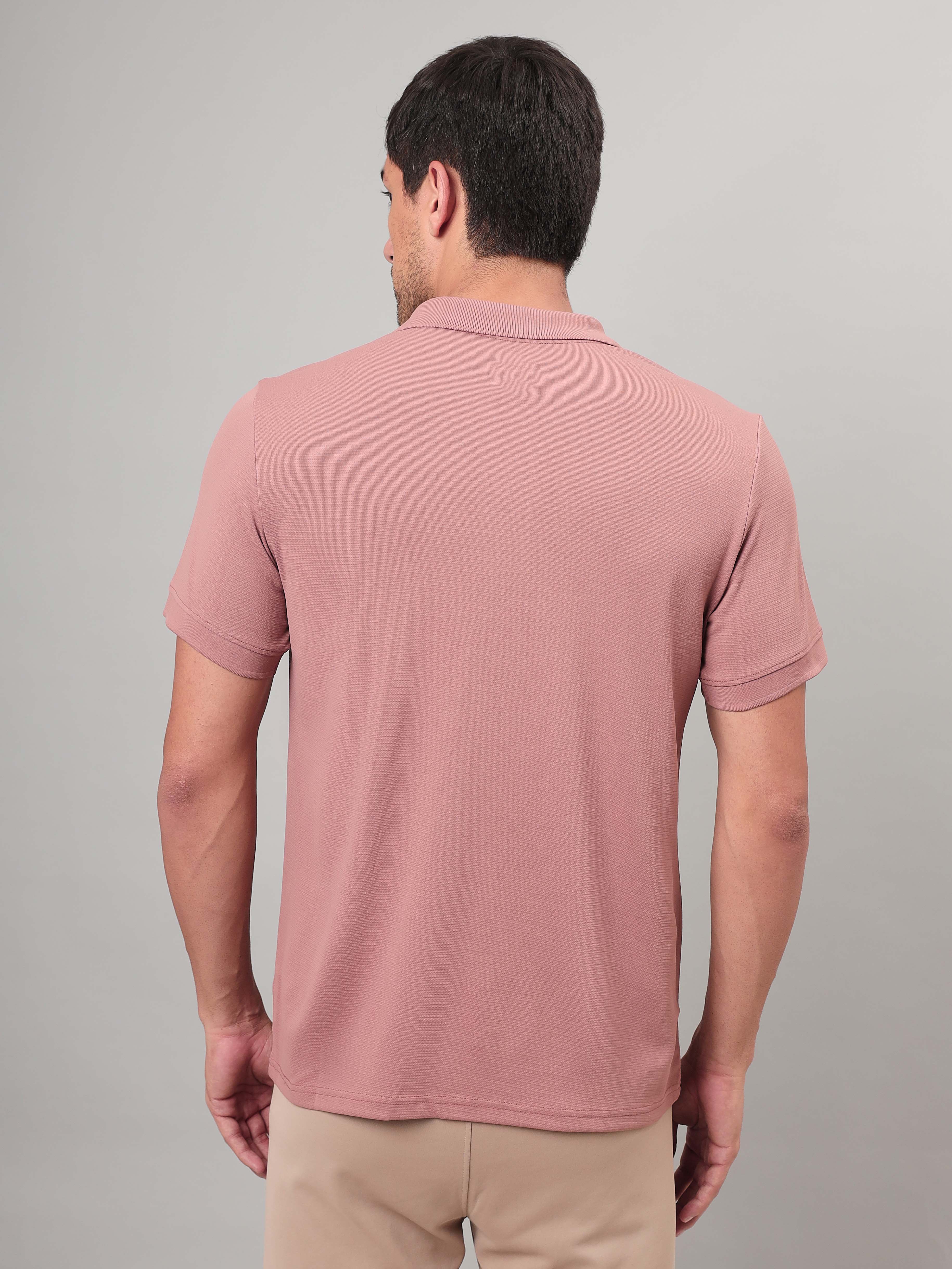 Men Self Design Slim Fit Polo T-shirt with MATPIQ (Pack of 2) - Image 3