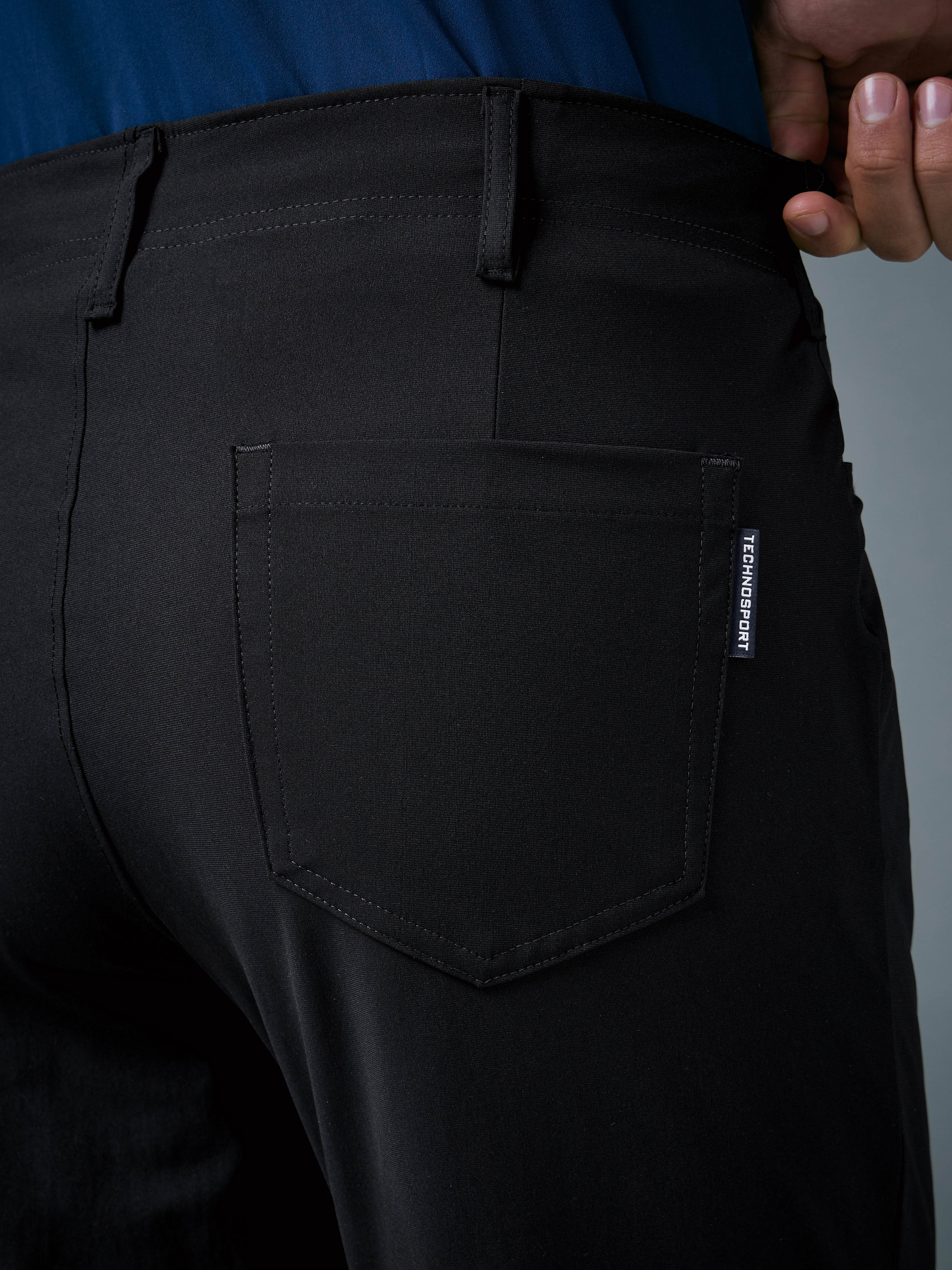 Men Semi-Formal Solid Straight Fit Trousers Pants with DURACOOL+ - Image 7