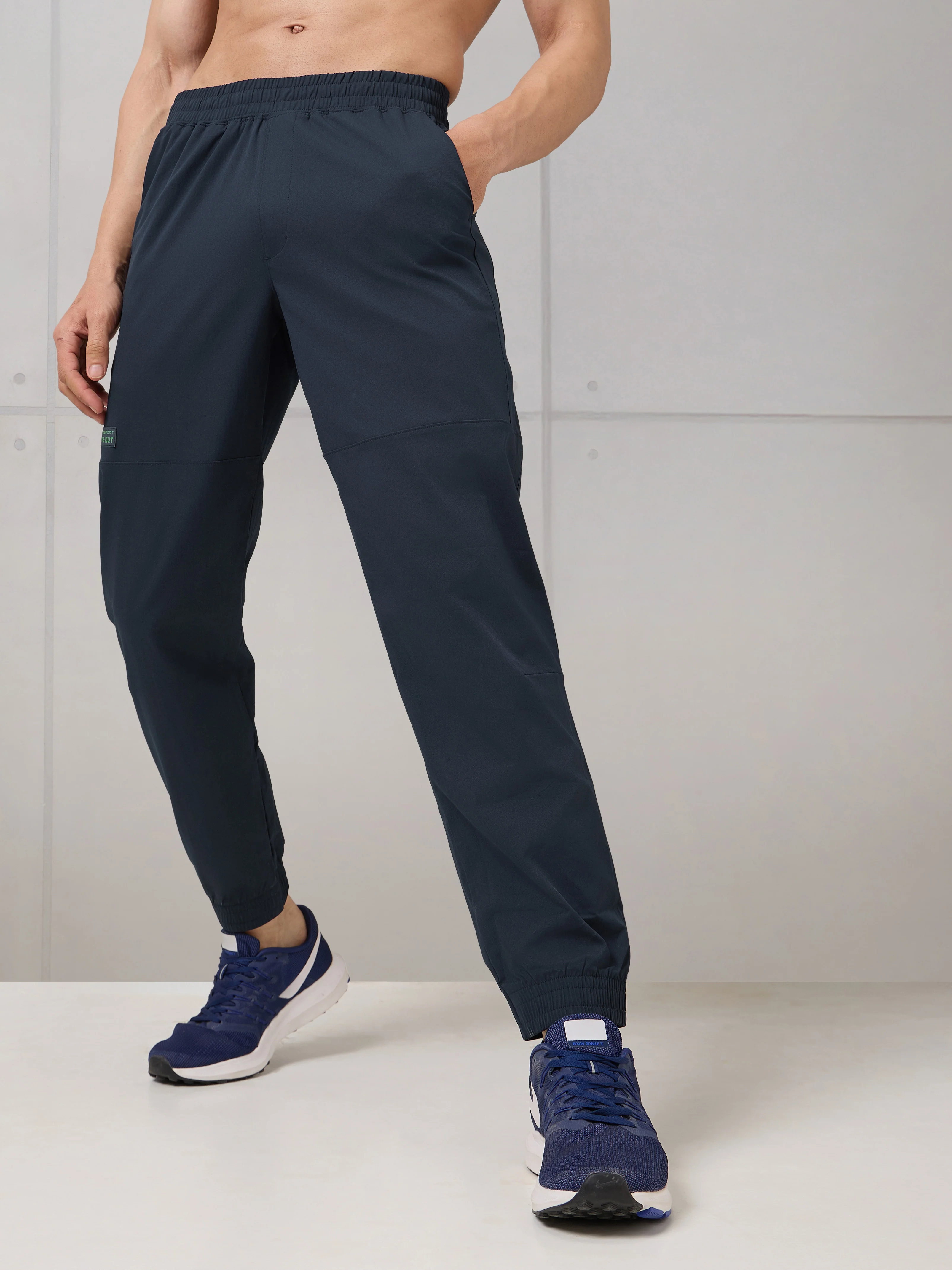 Men Slim Fit Active Out Joggers with TS FLEXI