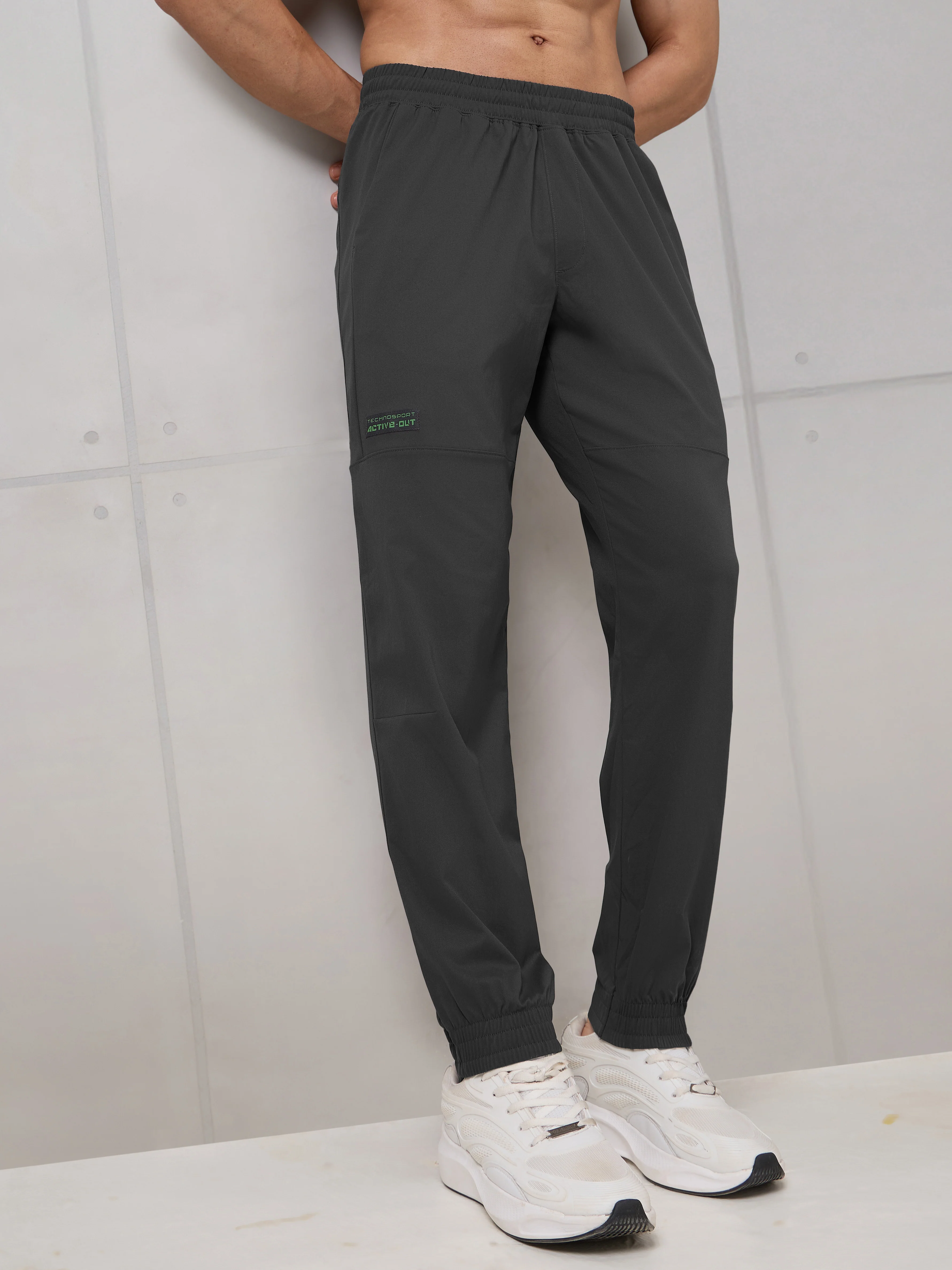 Men Slim Fit Active Out Joggers with TS FLEXI