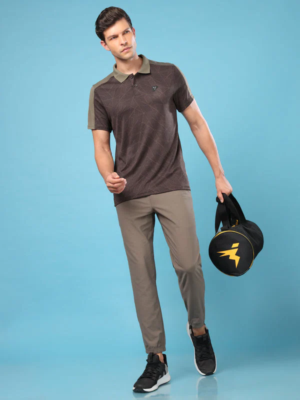 Men Slim Polo Neck T-shirt with DOUBLECOOL - Image 4