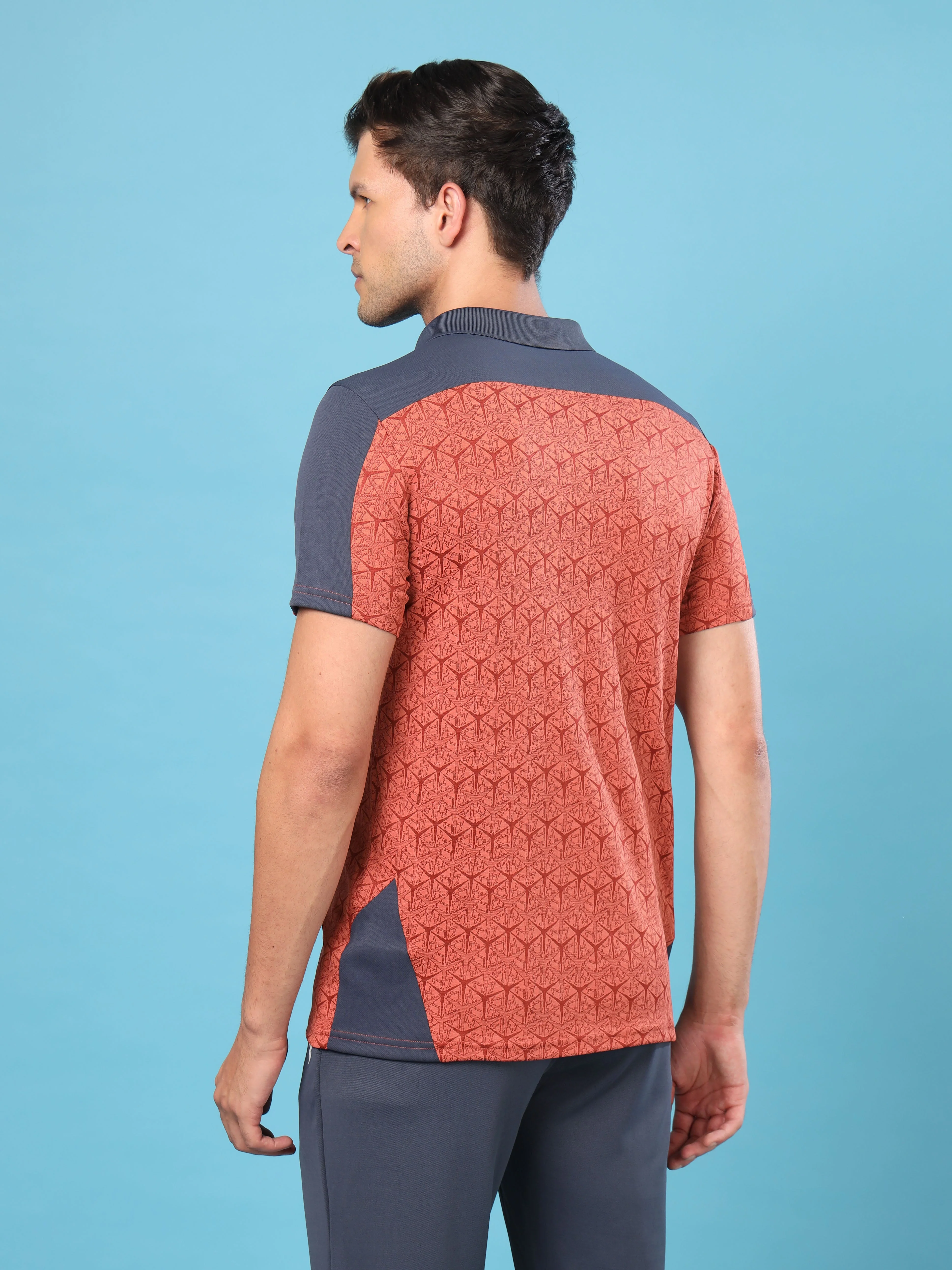 Men Slim Polo Neck T-shirt with DOUBLECOOL - Image 2