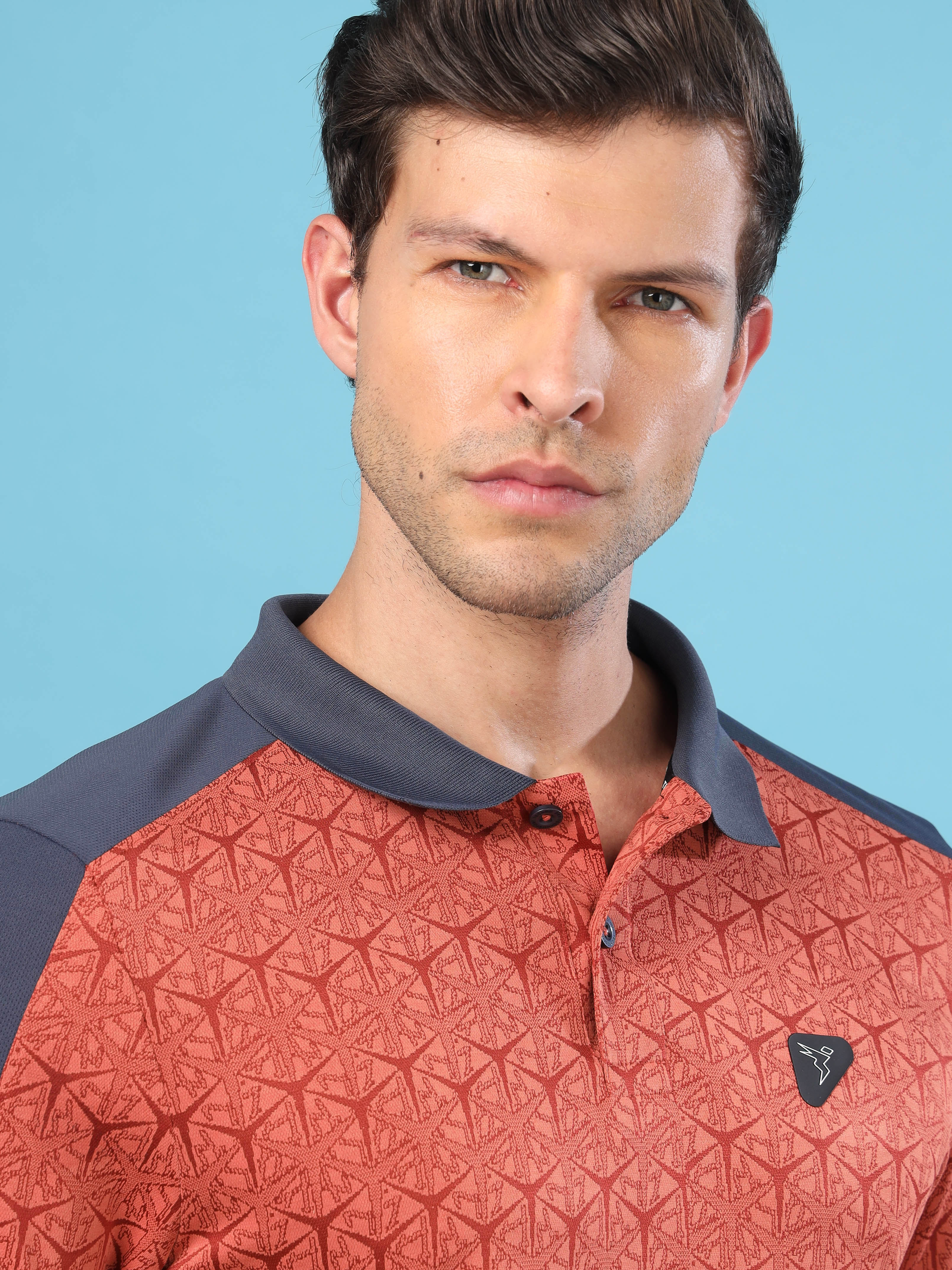 Men Slim Polo Neck T-shirt with DOUBLECOOL - Image 5