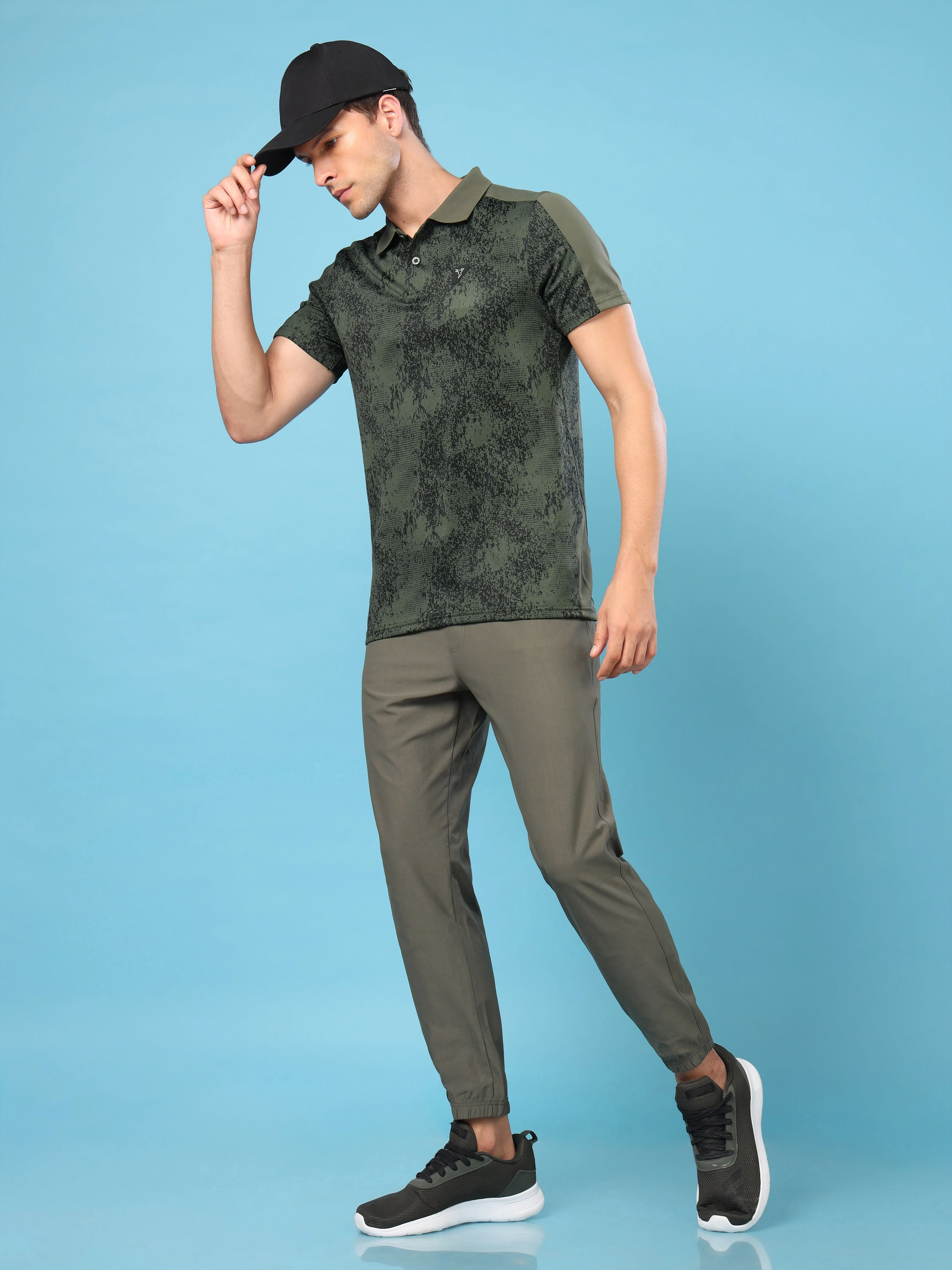 Men Slim Polo Neck T-shirt with DOUBLECOOL - Image 4