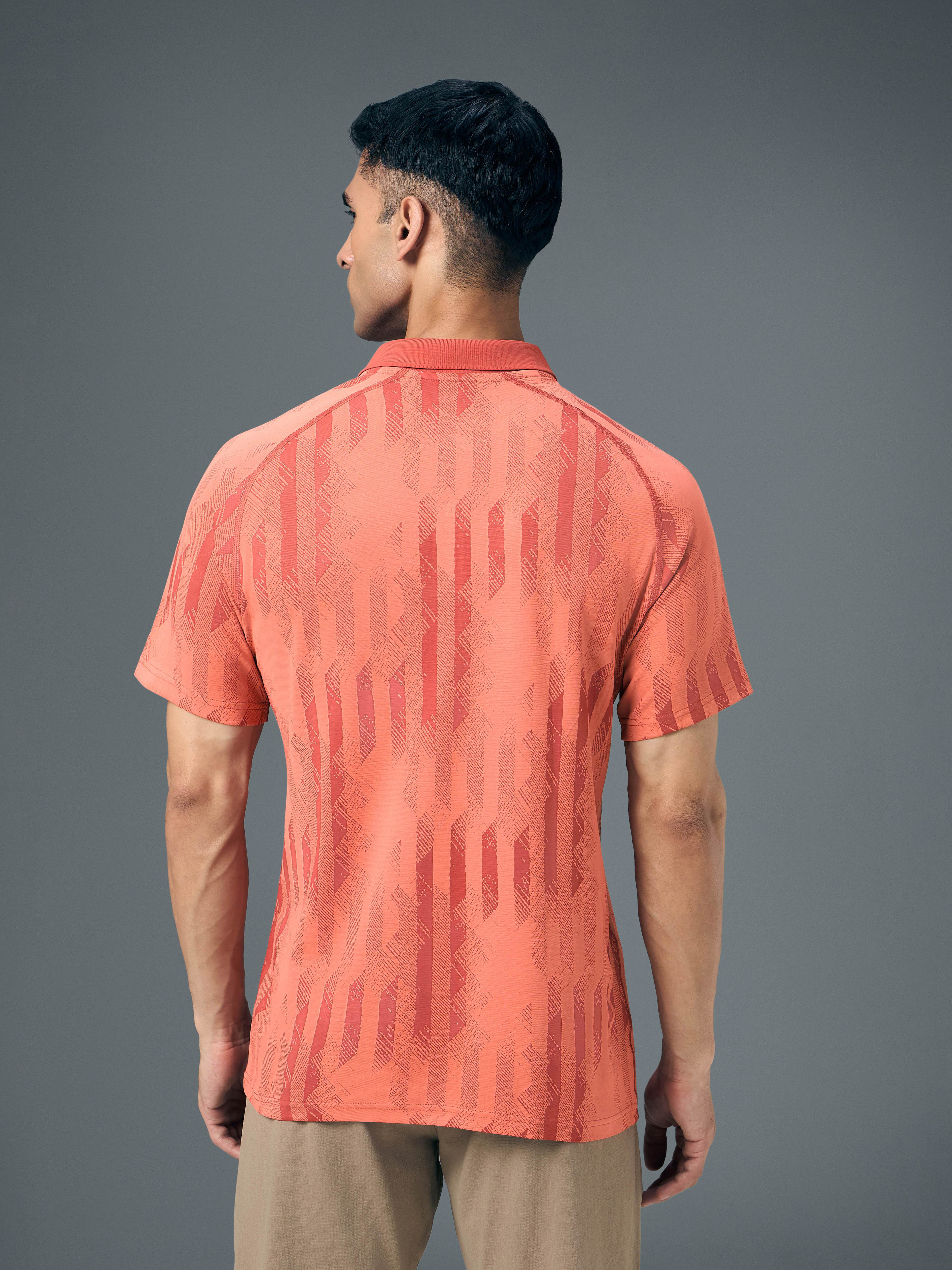 Men Slim Polo Neck T-shirt with DOUBLECOOL - Image 3