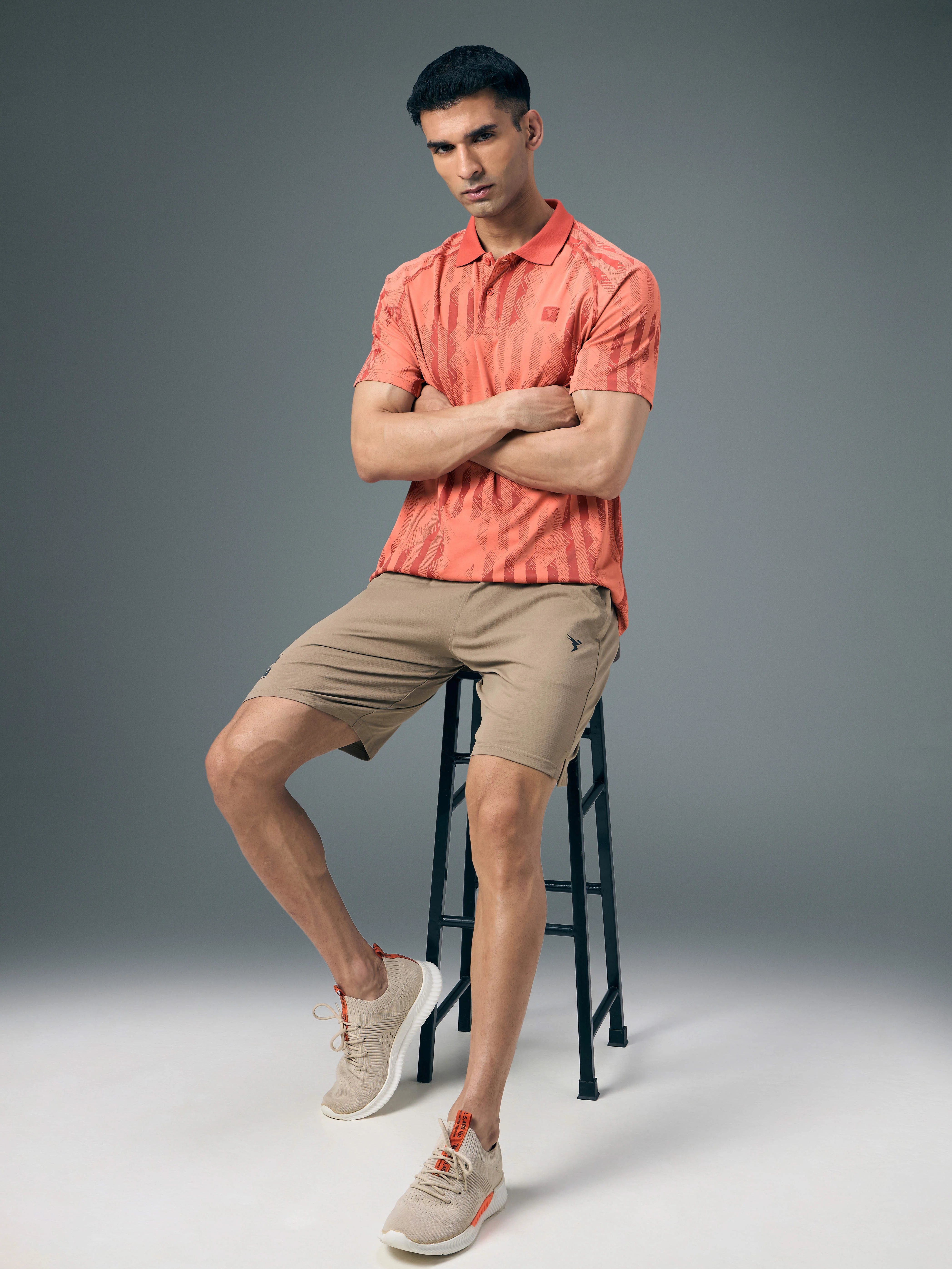 Men Slim Polo Neck T-shirt with DOUBLECOOL - Image 5