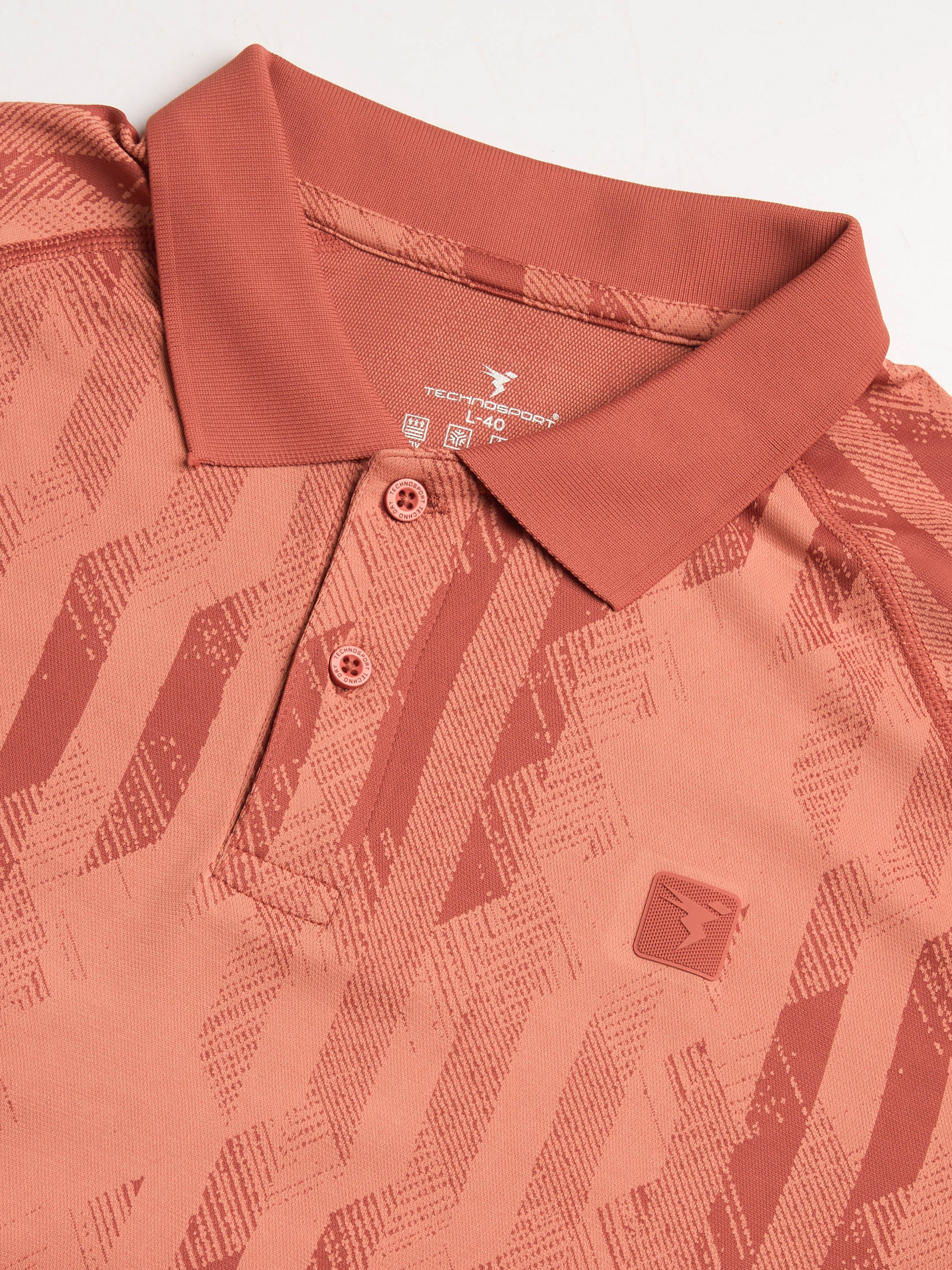 Men Slim Polo Neck T-shirt with DOUBLECOOL - Image 7