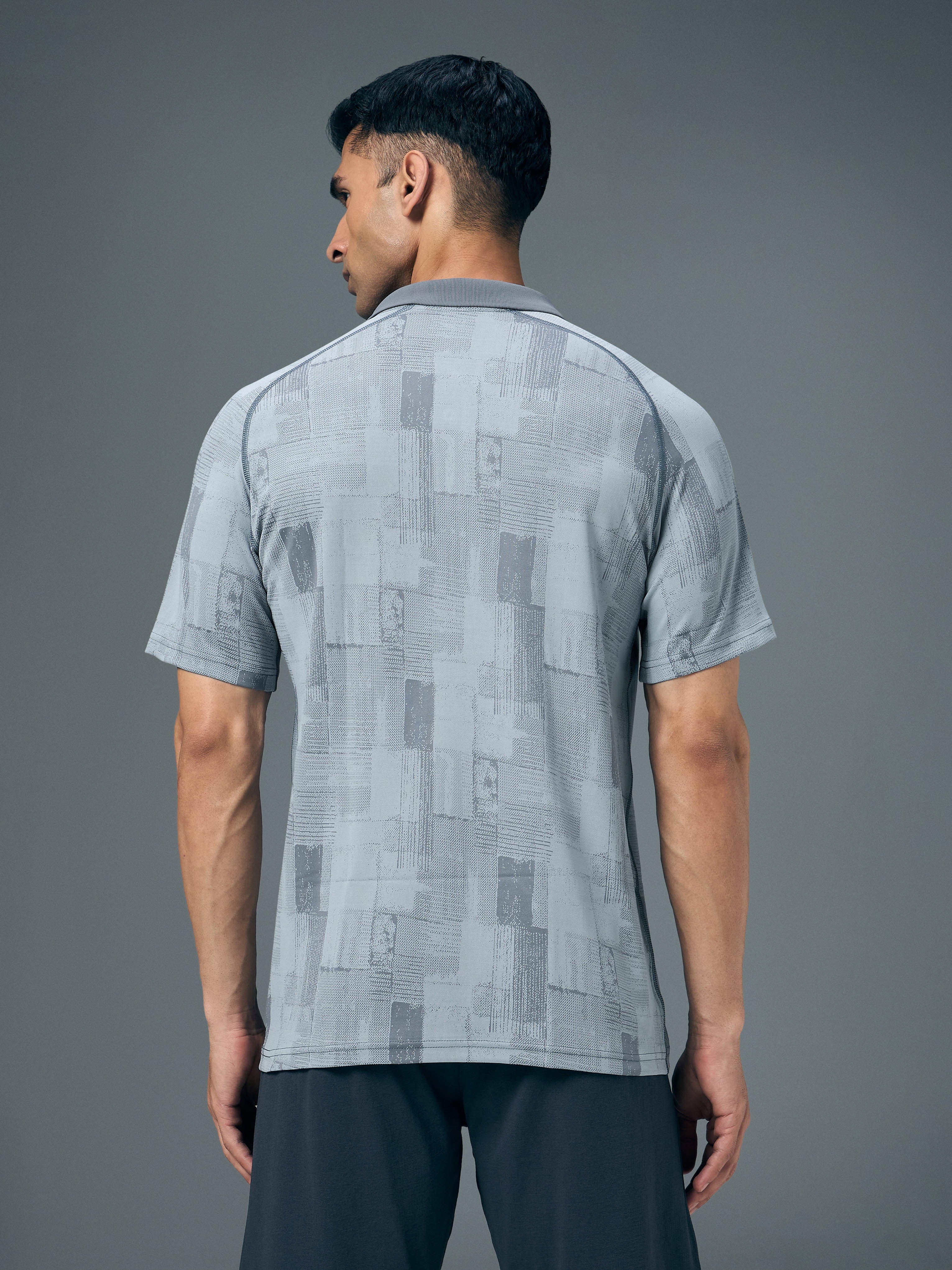 Men Slim Polo Neck T-shirt with DOUBLECOOL - Image 3