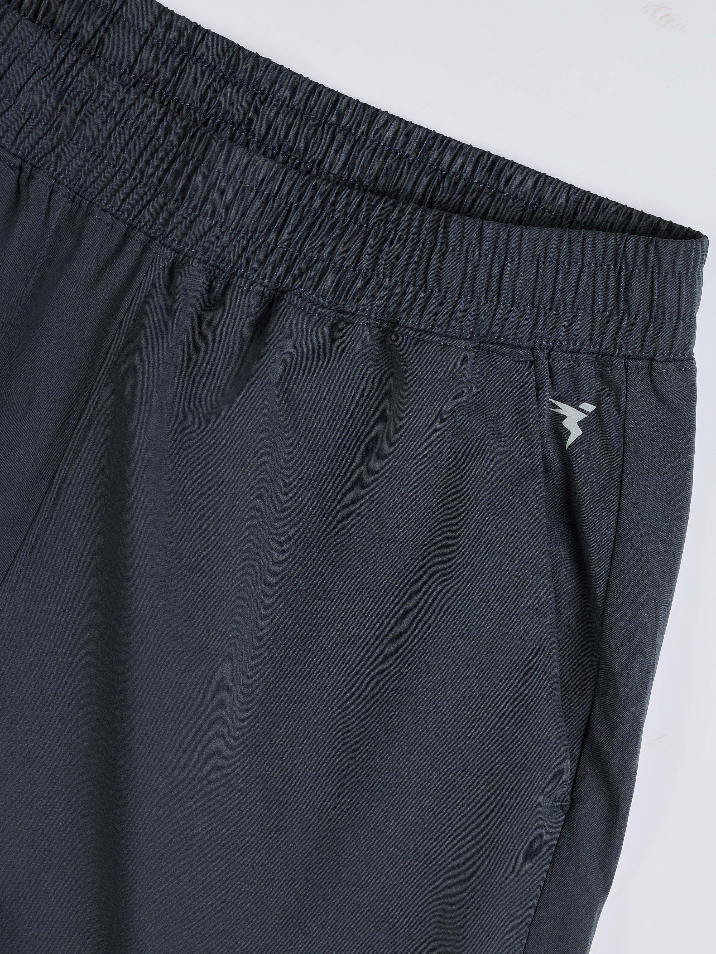 Men Solid Regular Fit Trackpants with TS FLEXI - Image 7