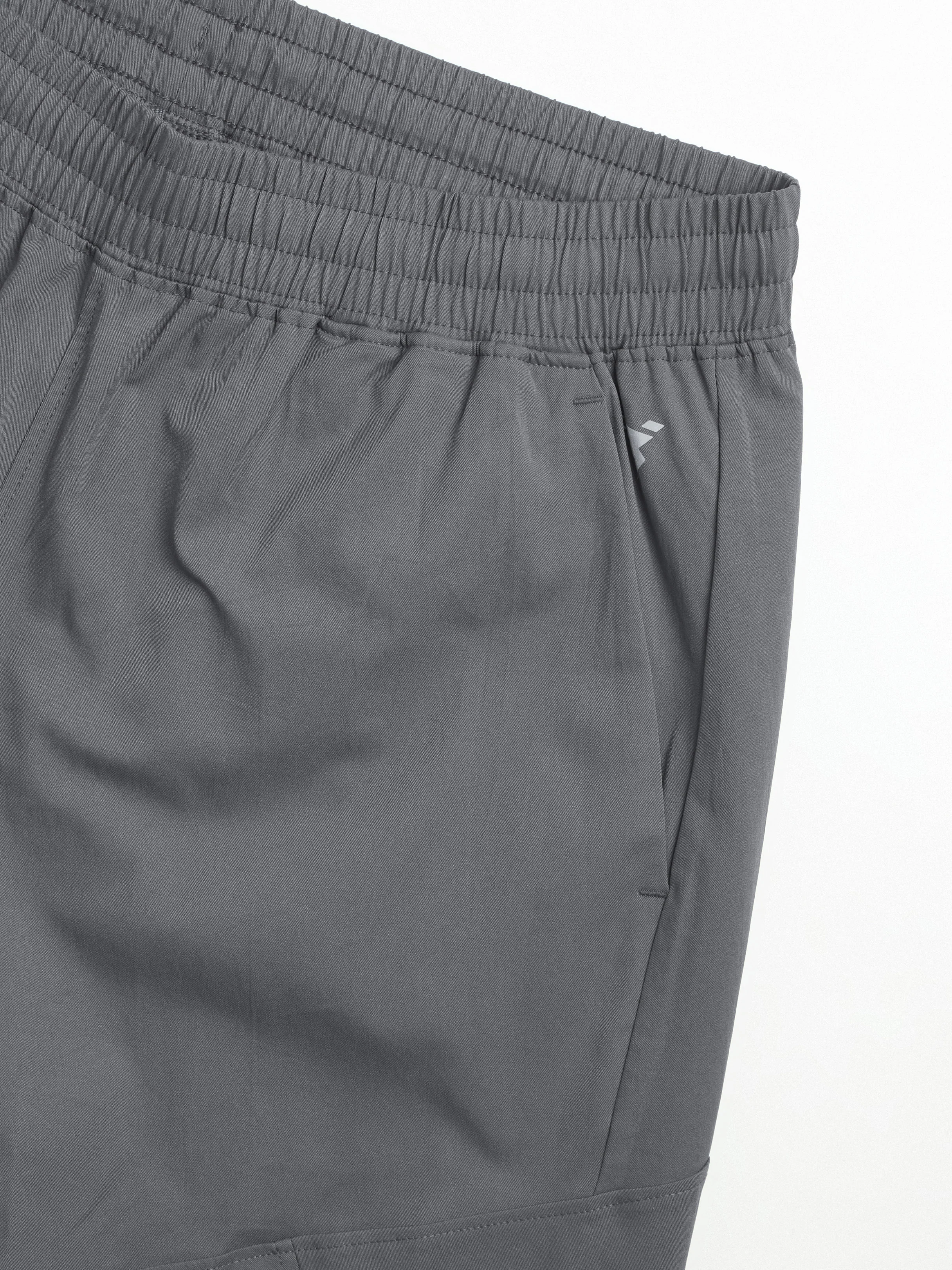 Men Solid Regular Fit Trackpants with TS FLEXI - Image 6
