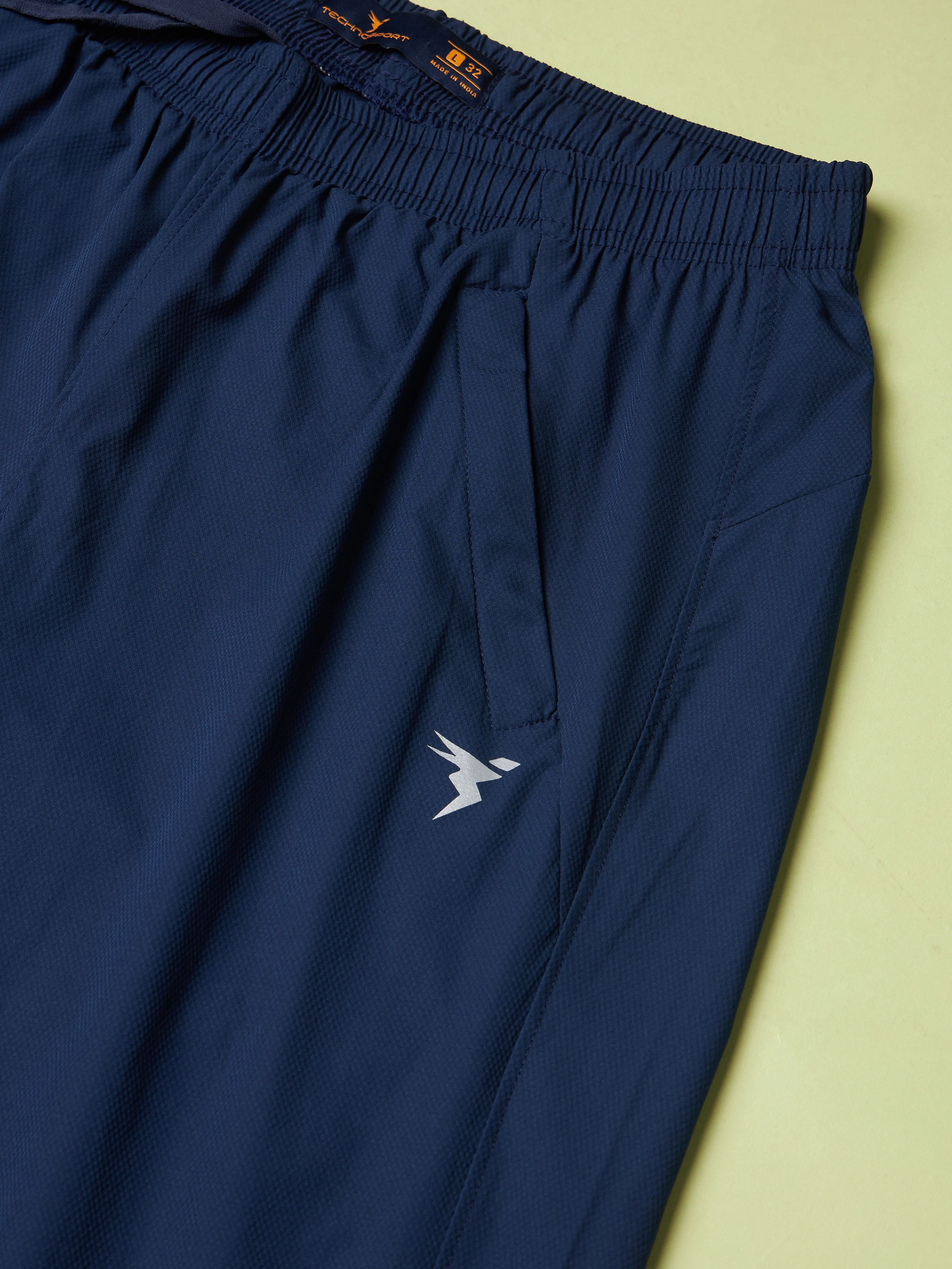 Men Solid Relax Fit Joggers with TECHNOLITE - Image 8