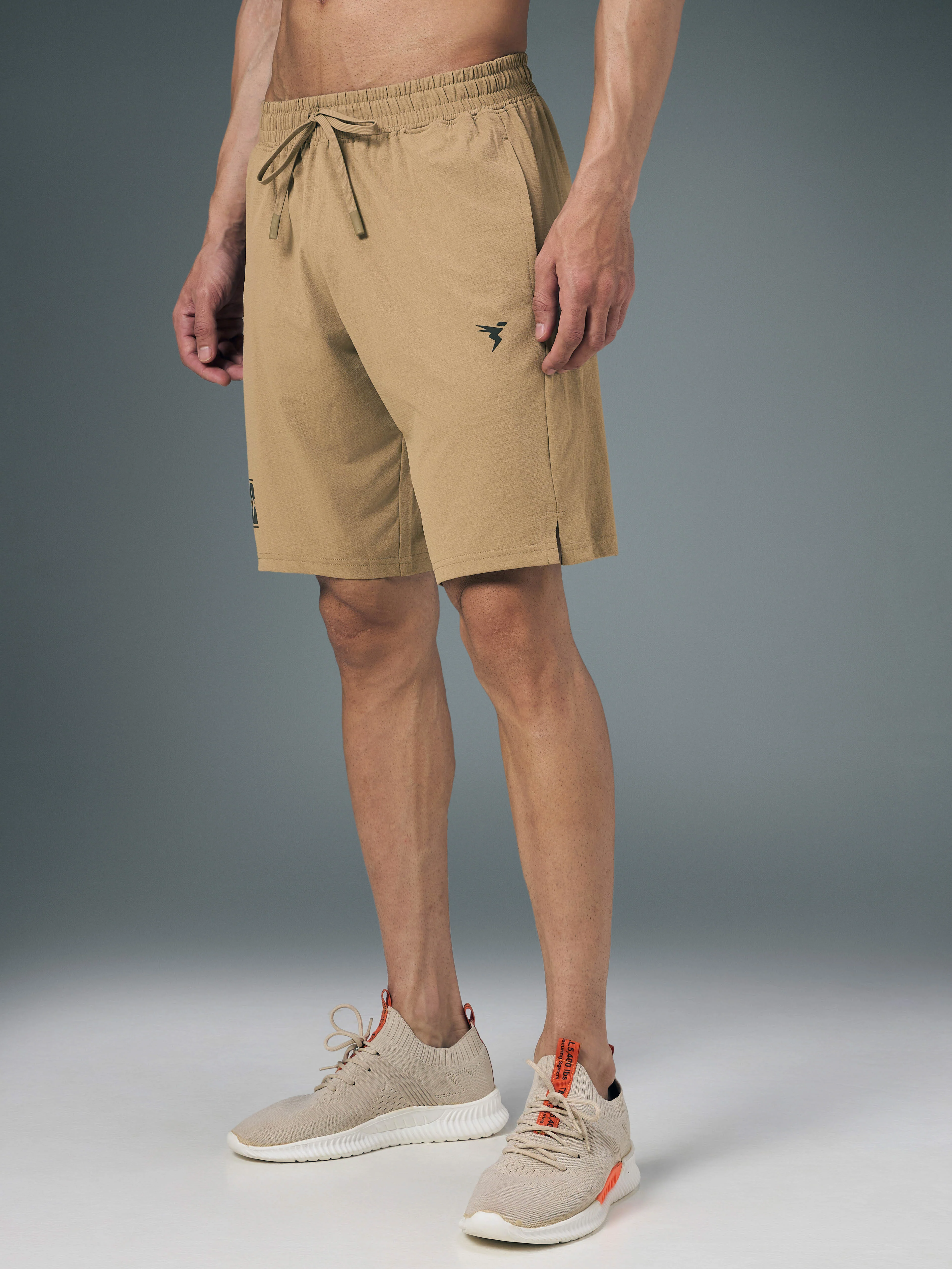 Men Solid Relax Fit Shorts with ELASTO LITE - Image 3