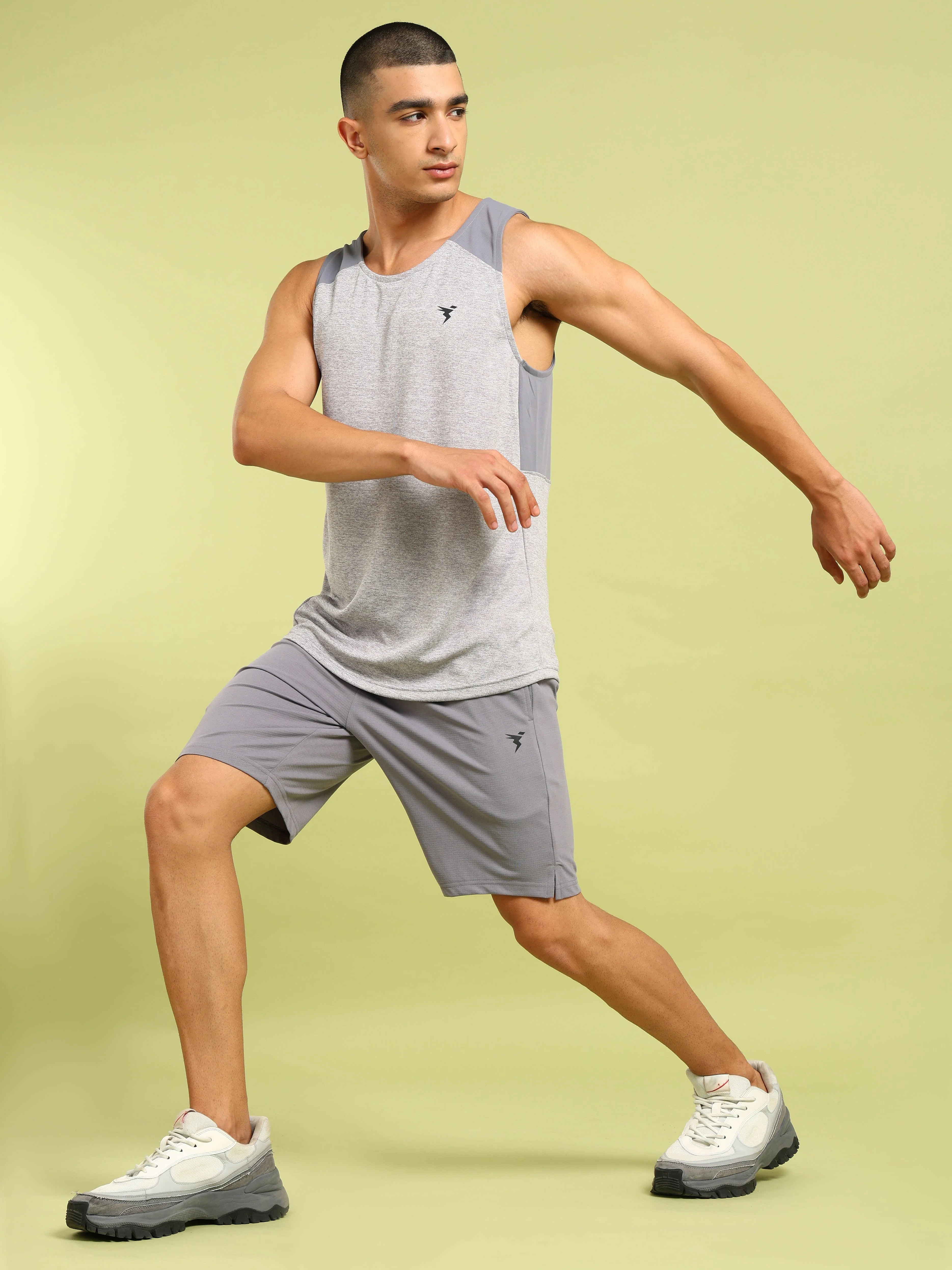 Men Solid Relax Fit Shorts with ELASTO LITE - Image 5