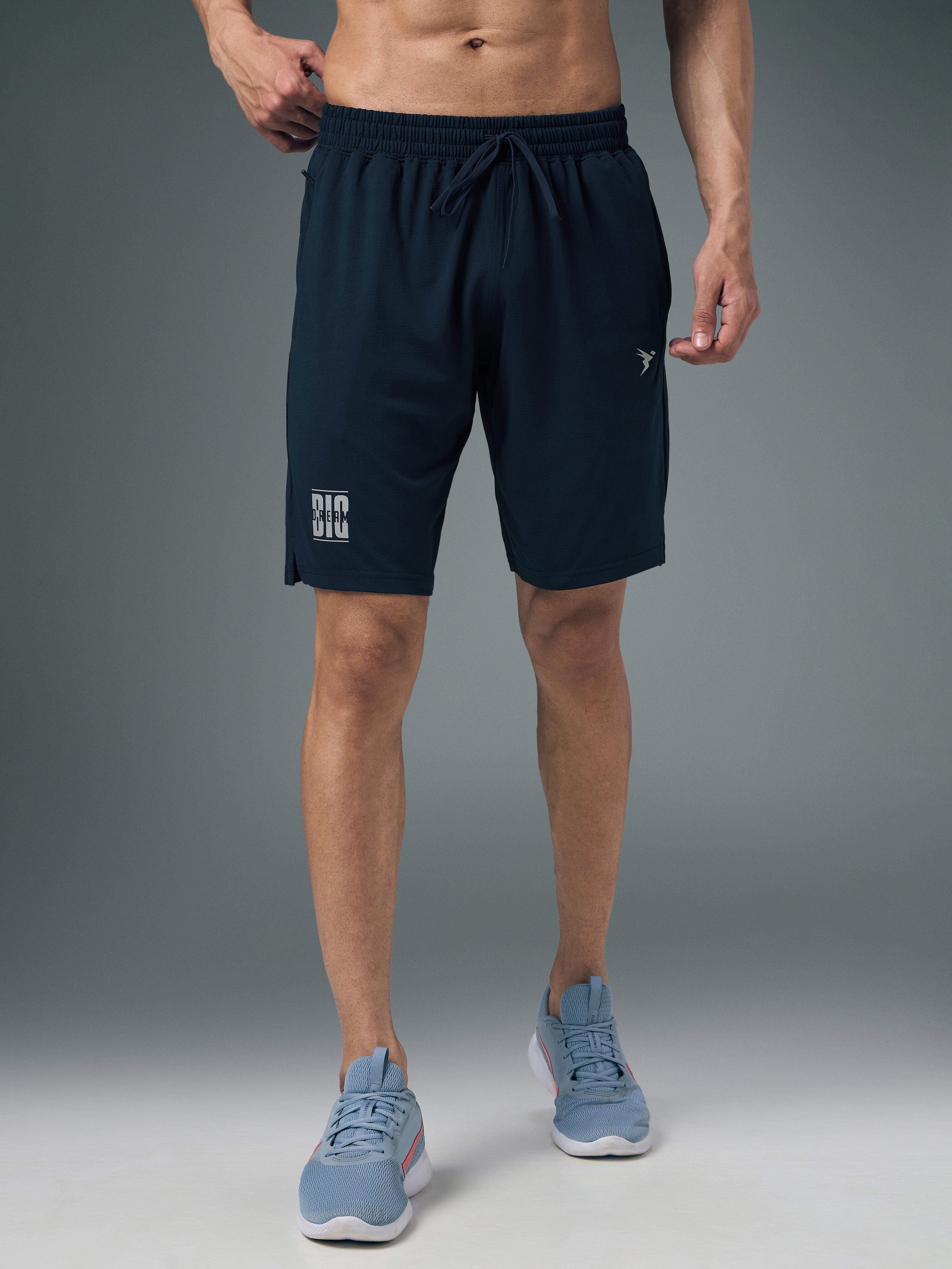 Men Solid Relax Fit Shorts with ELASTO LITE - Image 2