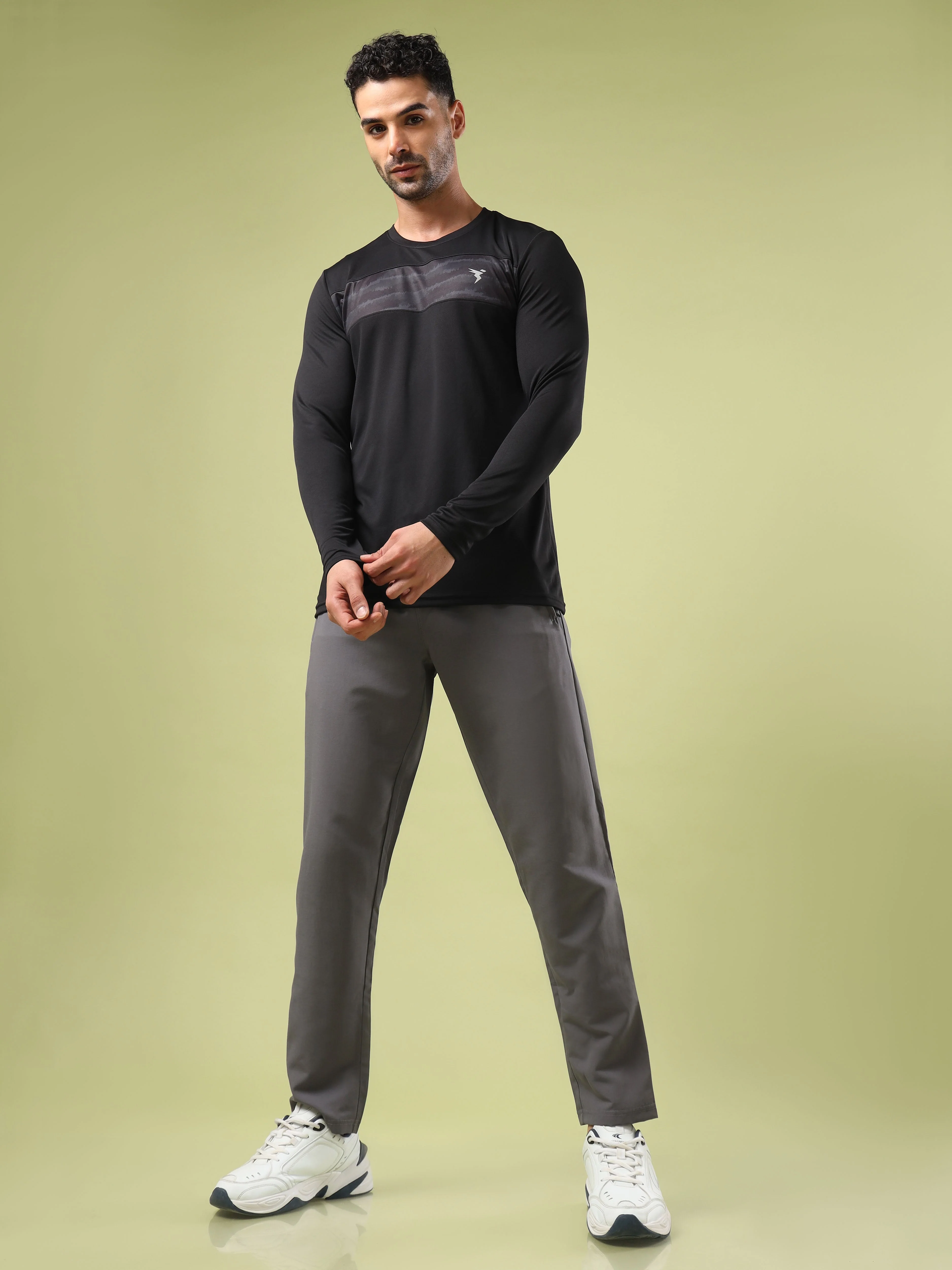 Men Solid Relax Fit Sports Trackpants with TECHNO LITE - Image 5