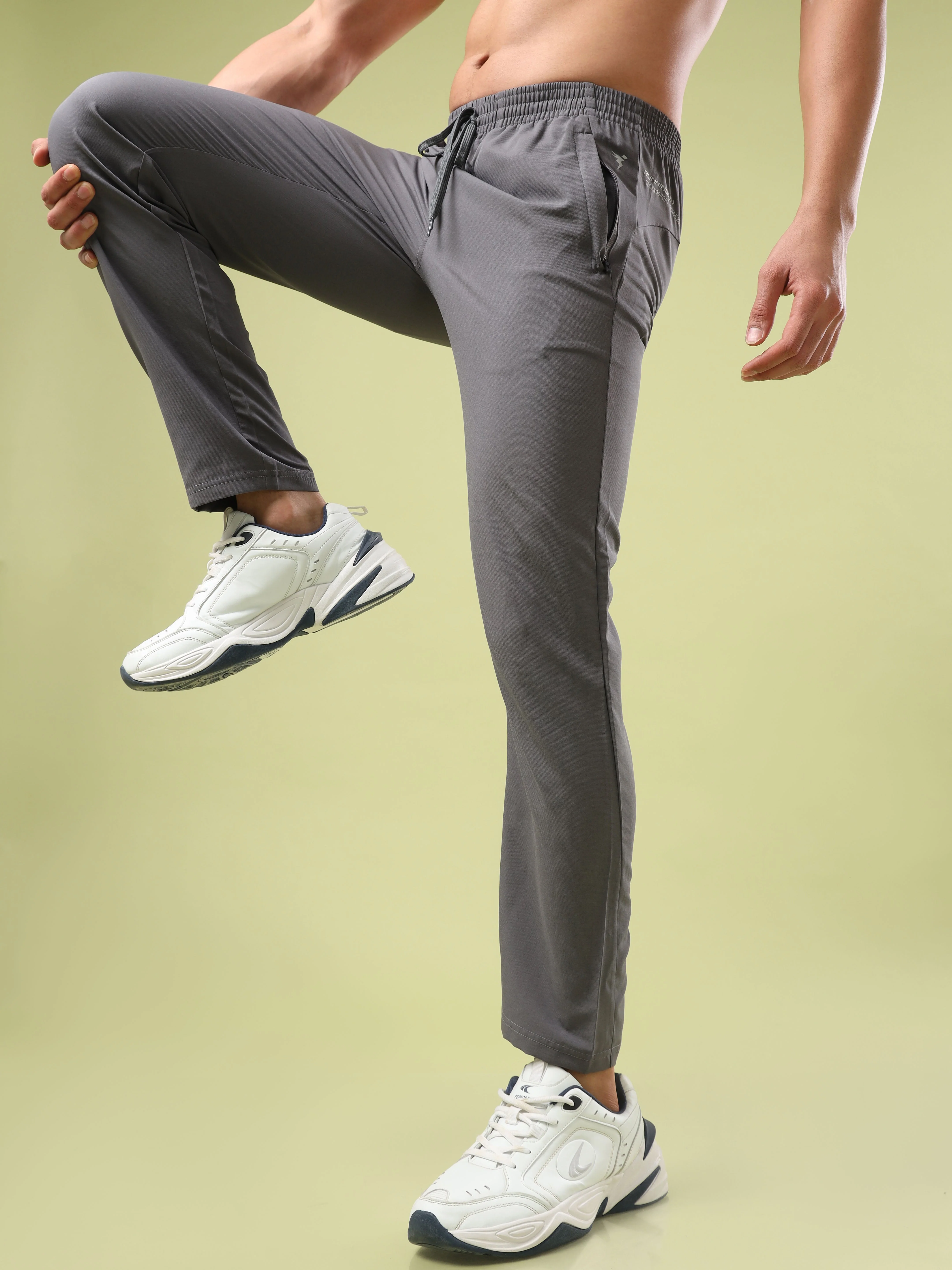 Men Solid Relax Fit Sports Trackpants with TECHNO LITE - Image 6