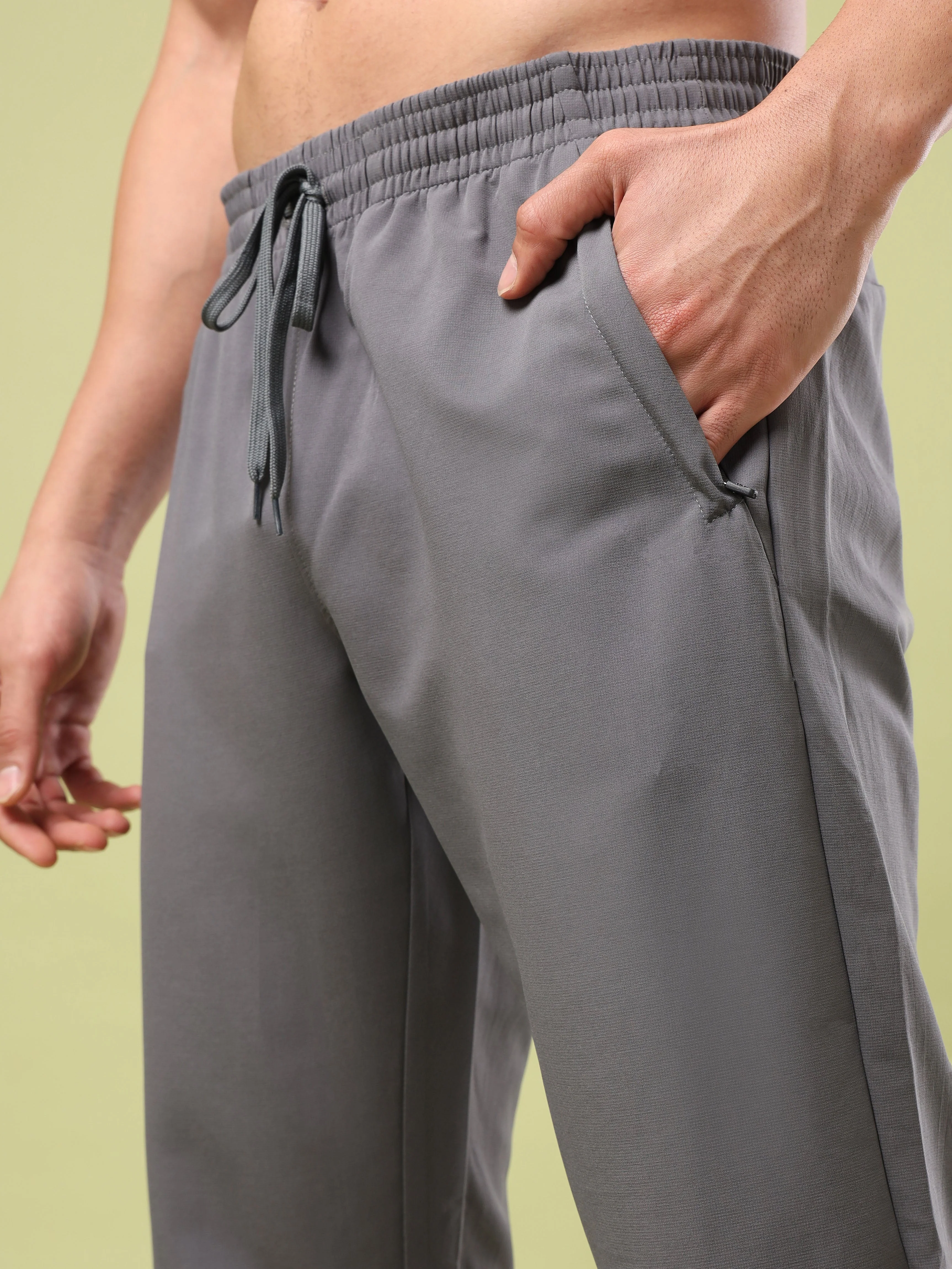 Men Solid Relax Fit Sports Trackpants with TECHNO LITE - Image 7