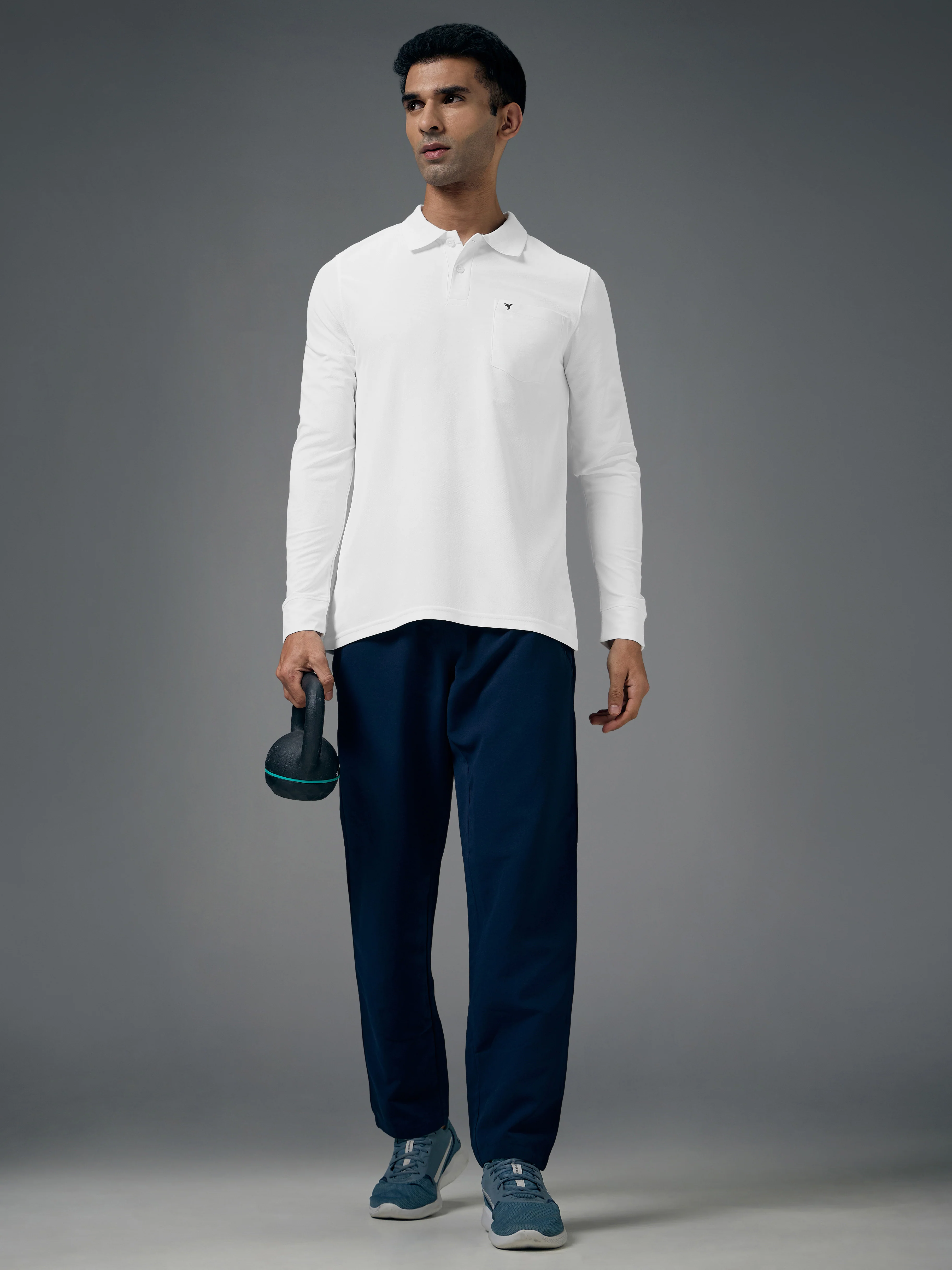 Men Solid Relax Fit Sports Trackpants with TECHNO LITE - Image 5