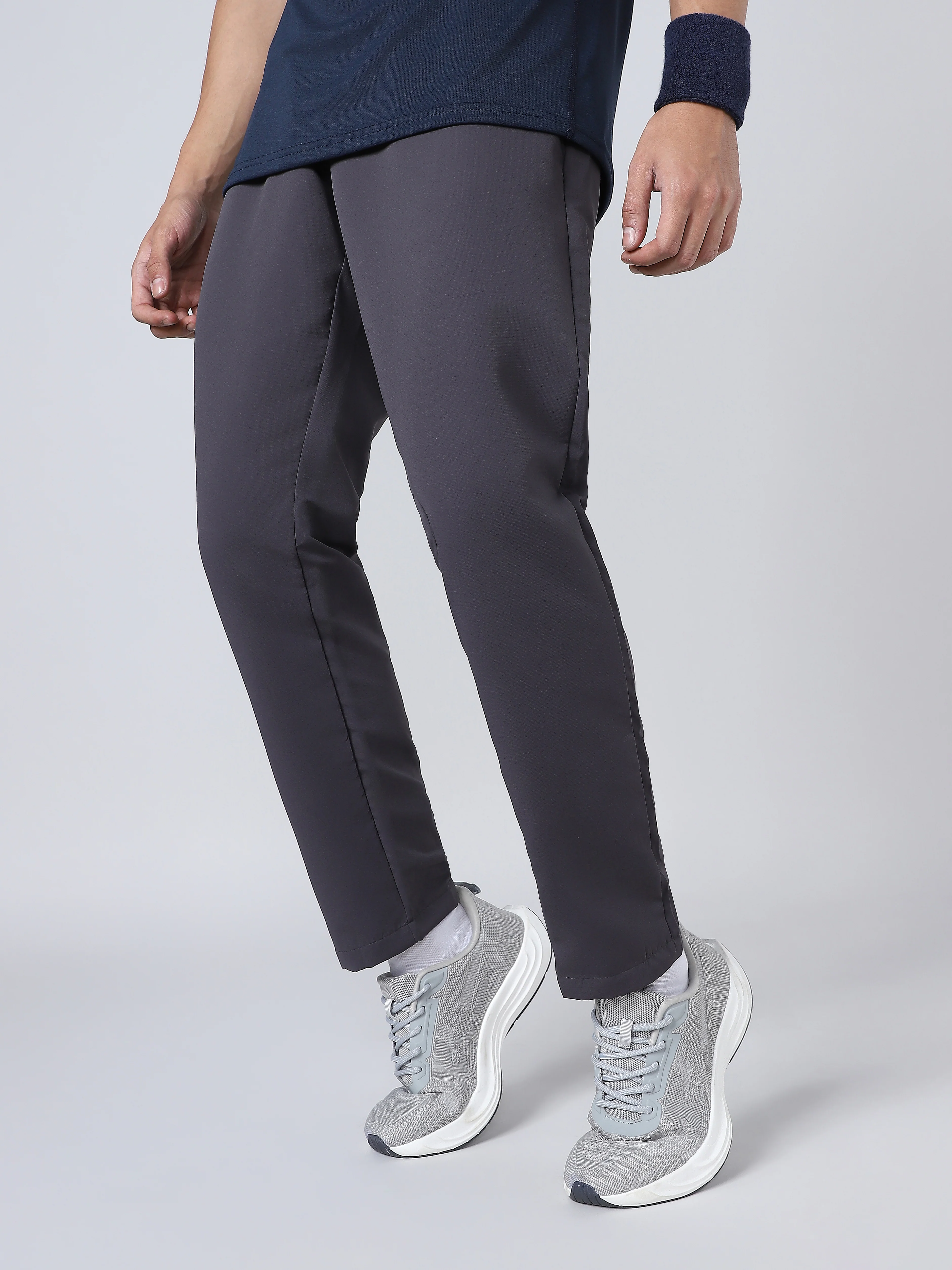 Men Solid Relax Fit Sports Trackpants with TECHNO LITE - Image 4