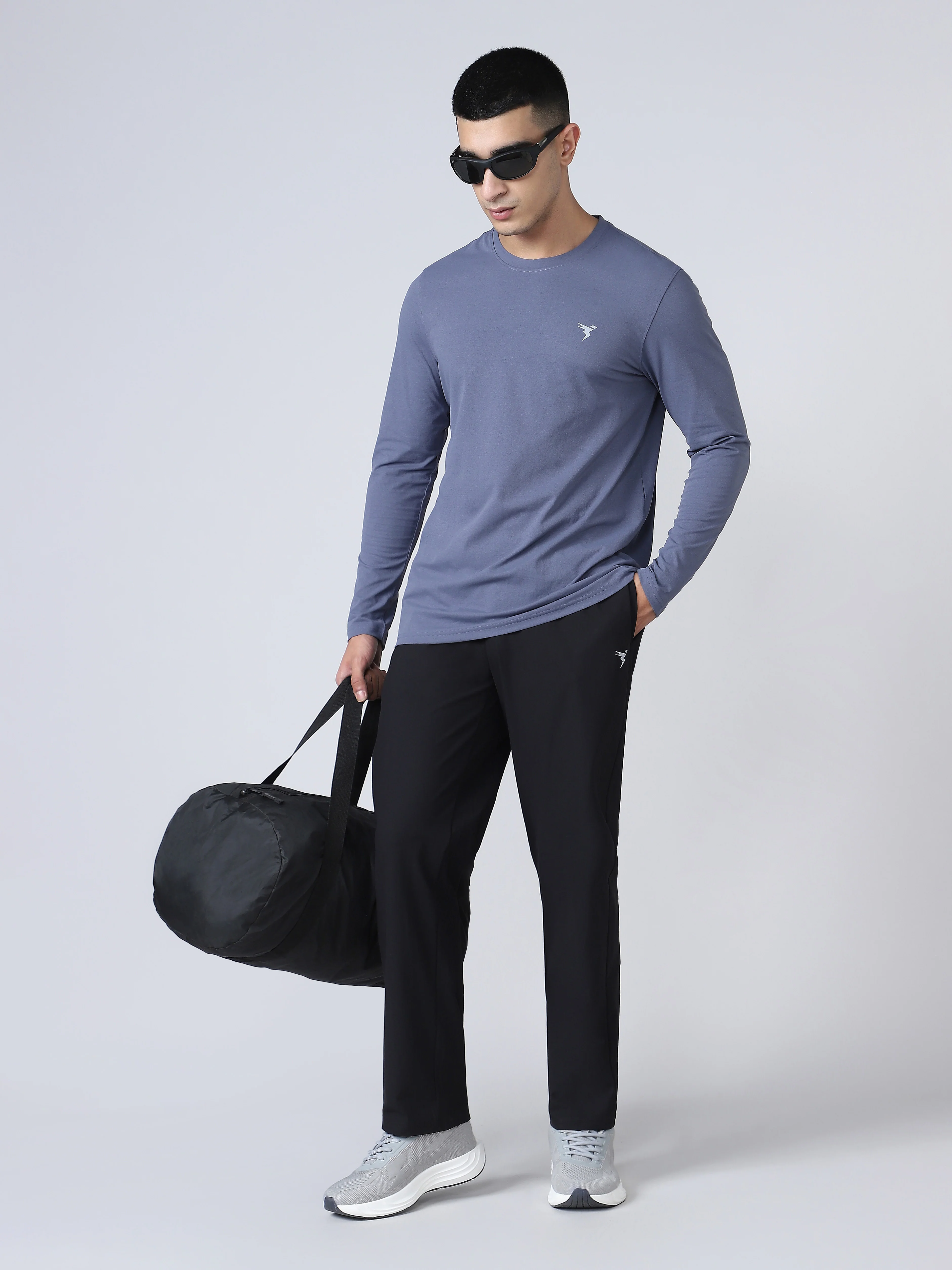 Men Solid Relax Fit Trackpants with DURACOOL+ - Image 5