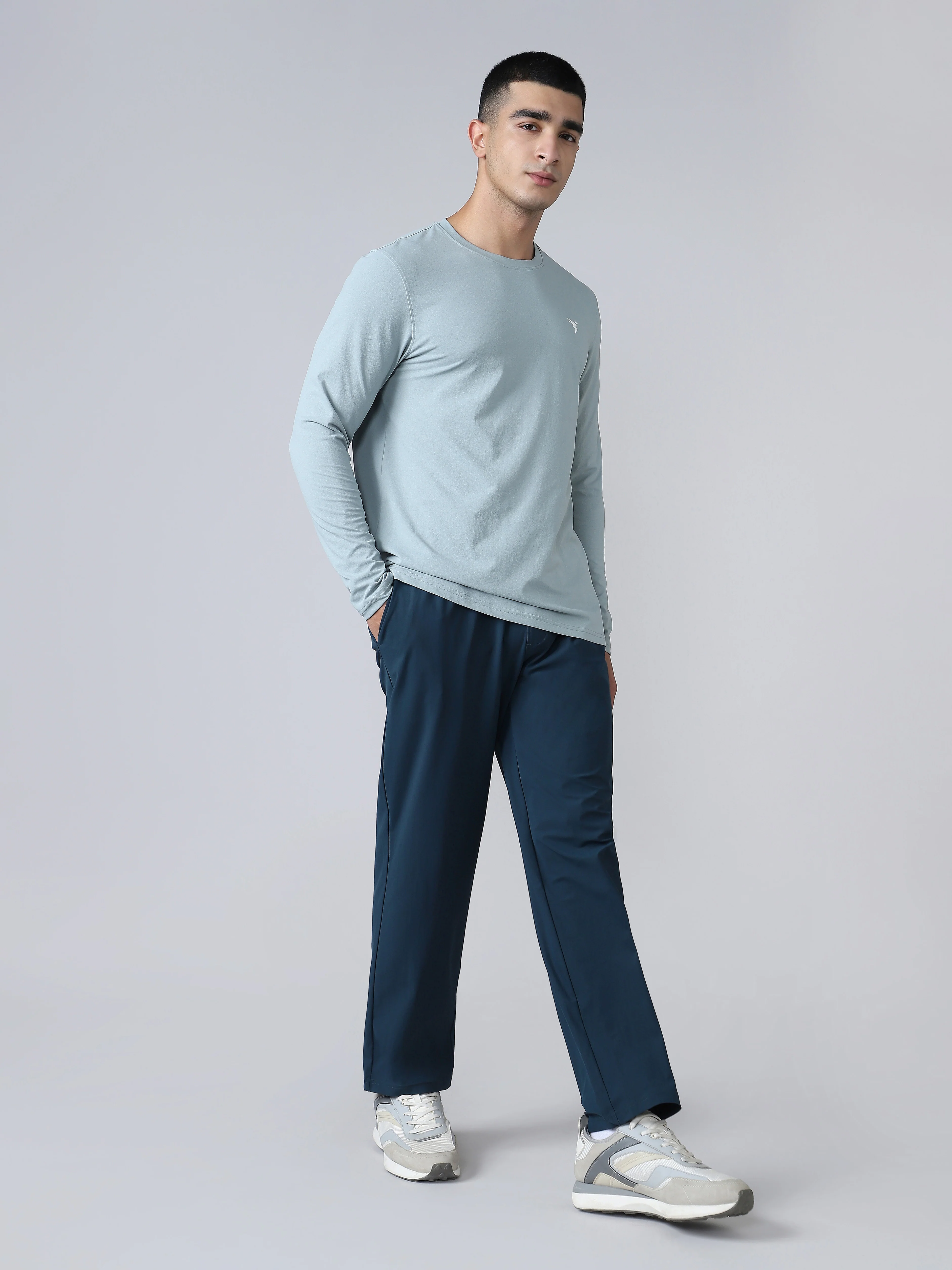 Men Solid Relax Fit Trackpants with DURACOOL+ - Image 6