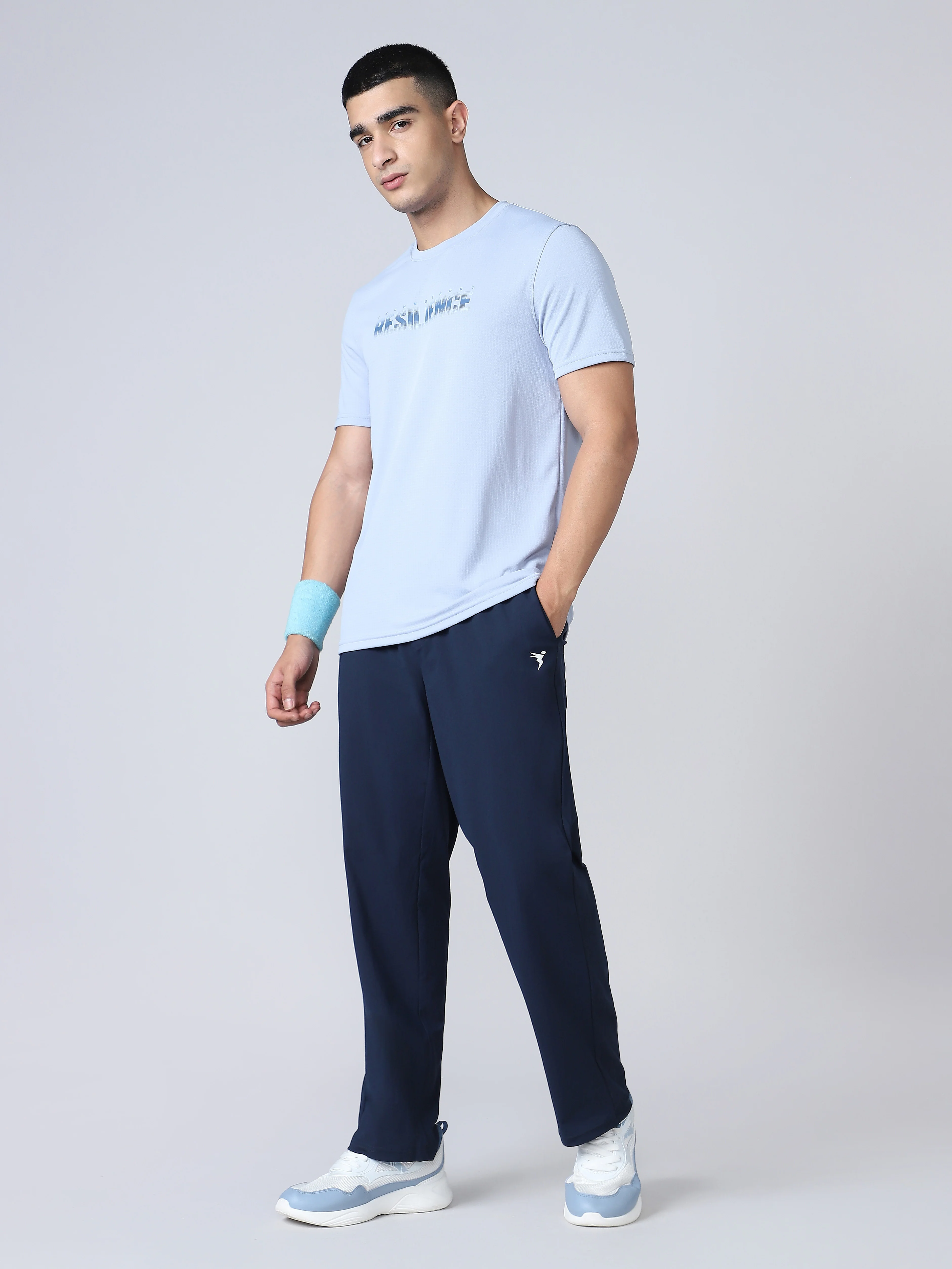 Men Solid Relax Fit Trackpants with DURACOOL+ - Image 6