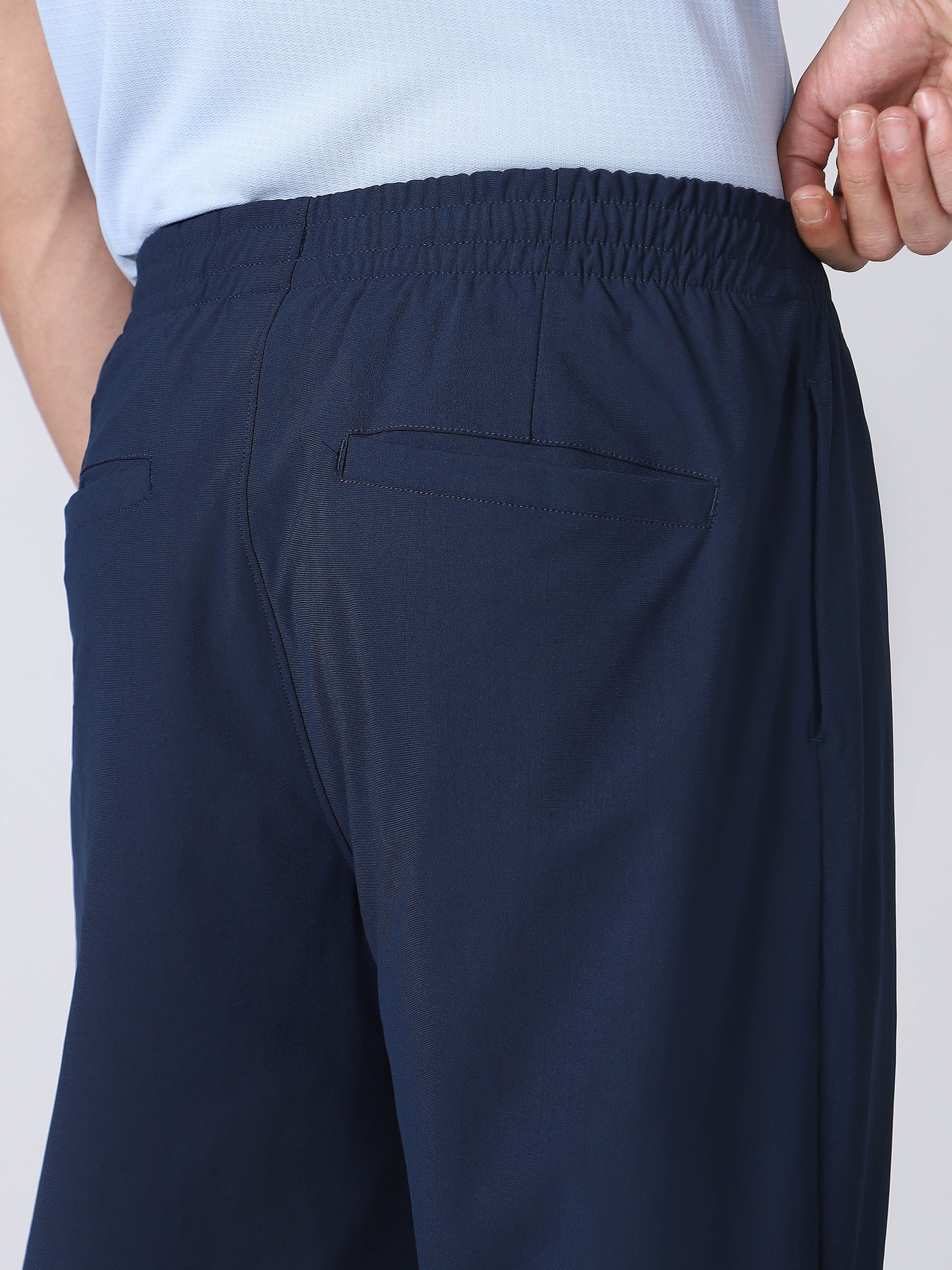 Men Solid Relax Fit Trackpants with DURACOOL+ - Image 8