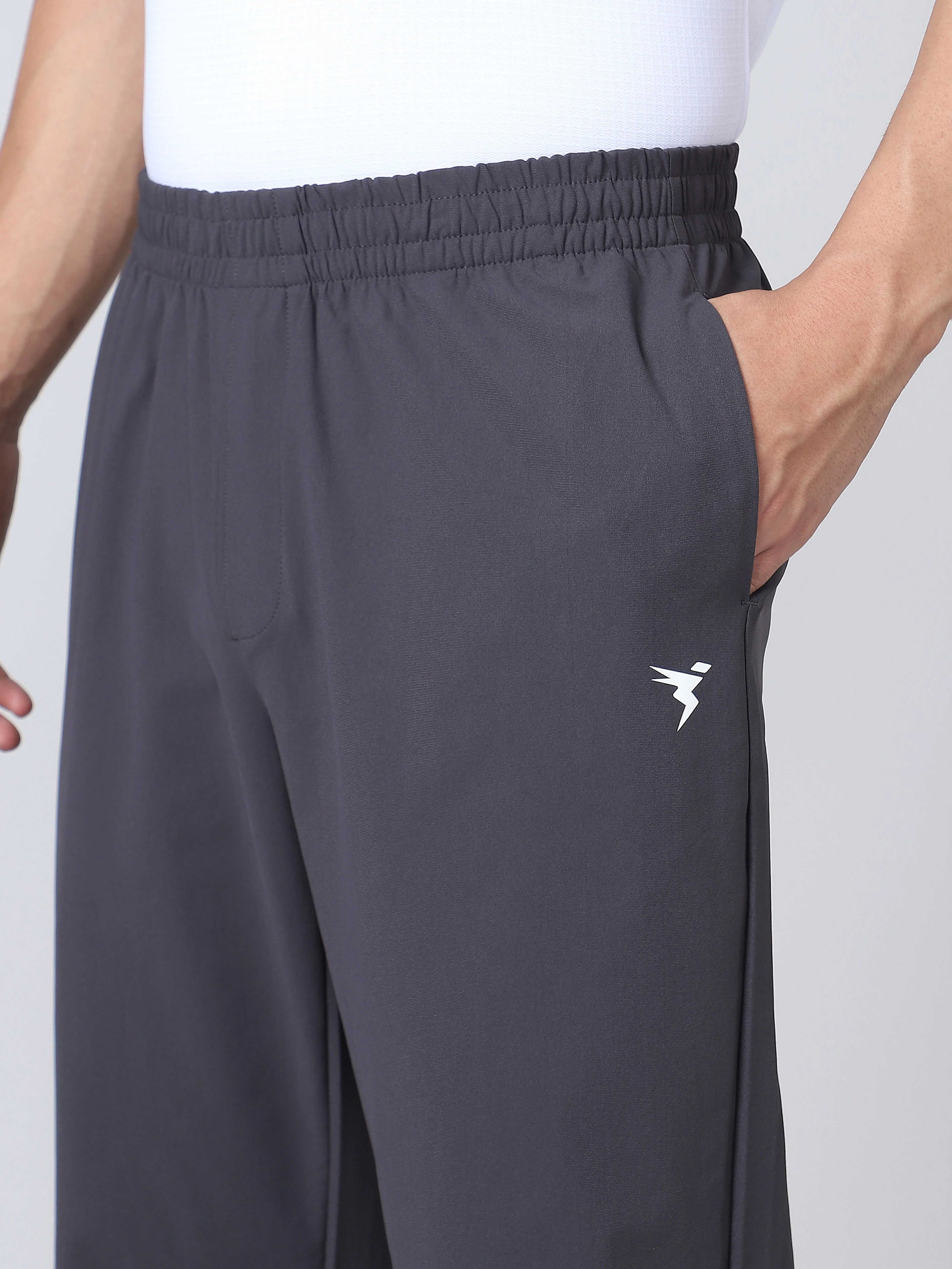 Men Solid Relax Fit Trackpants with DURACOOL+ - Image 8