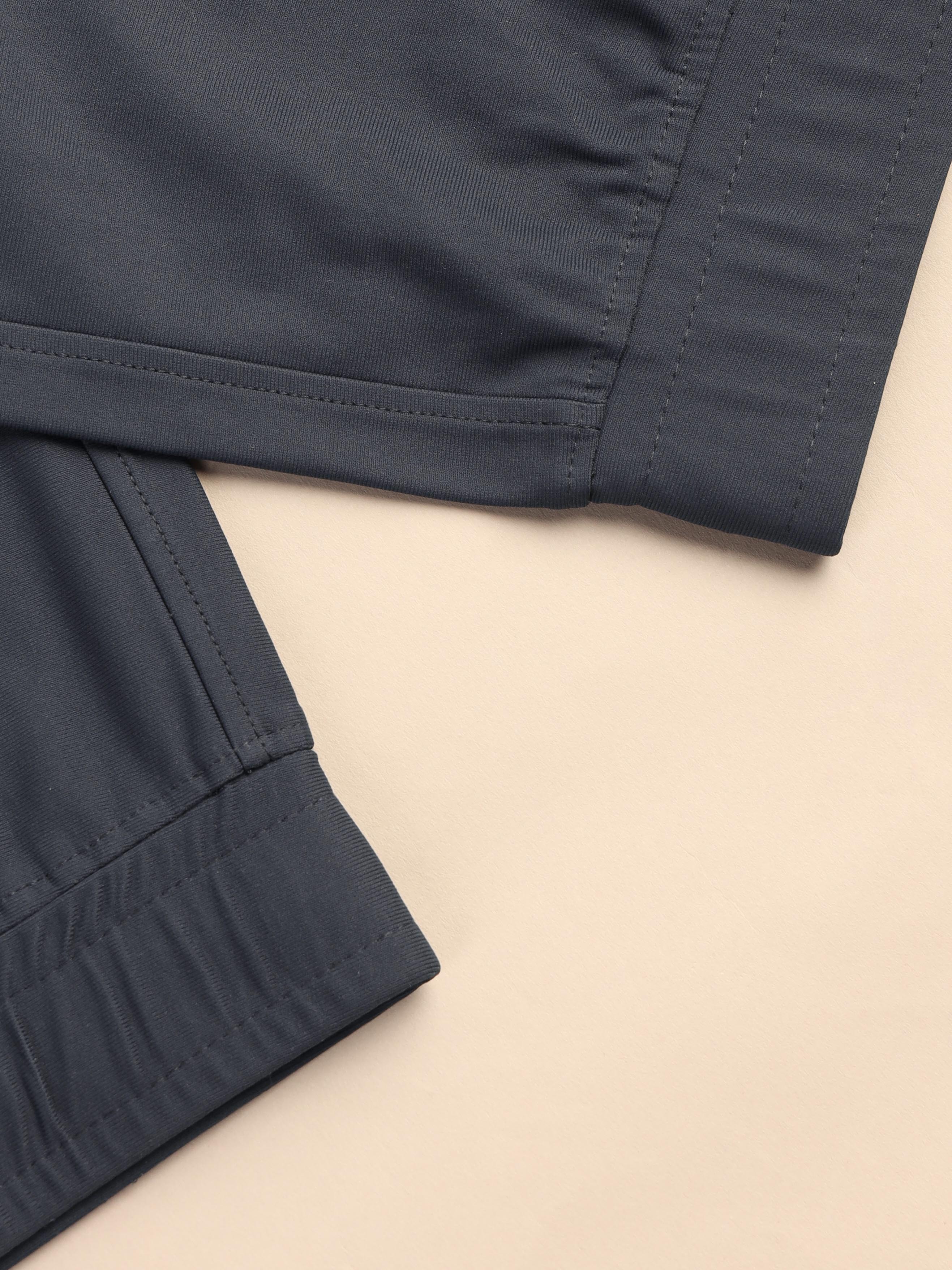 Men Solid Slim Fit Cargo Joggers with DURACOOL+ - Image 9