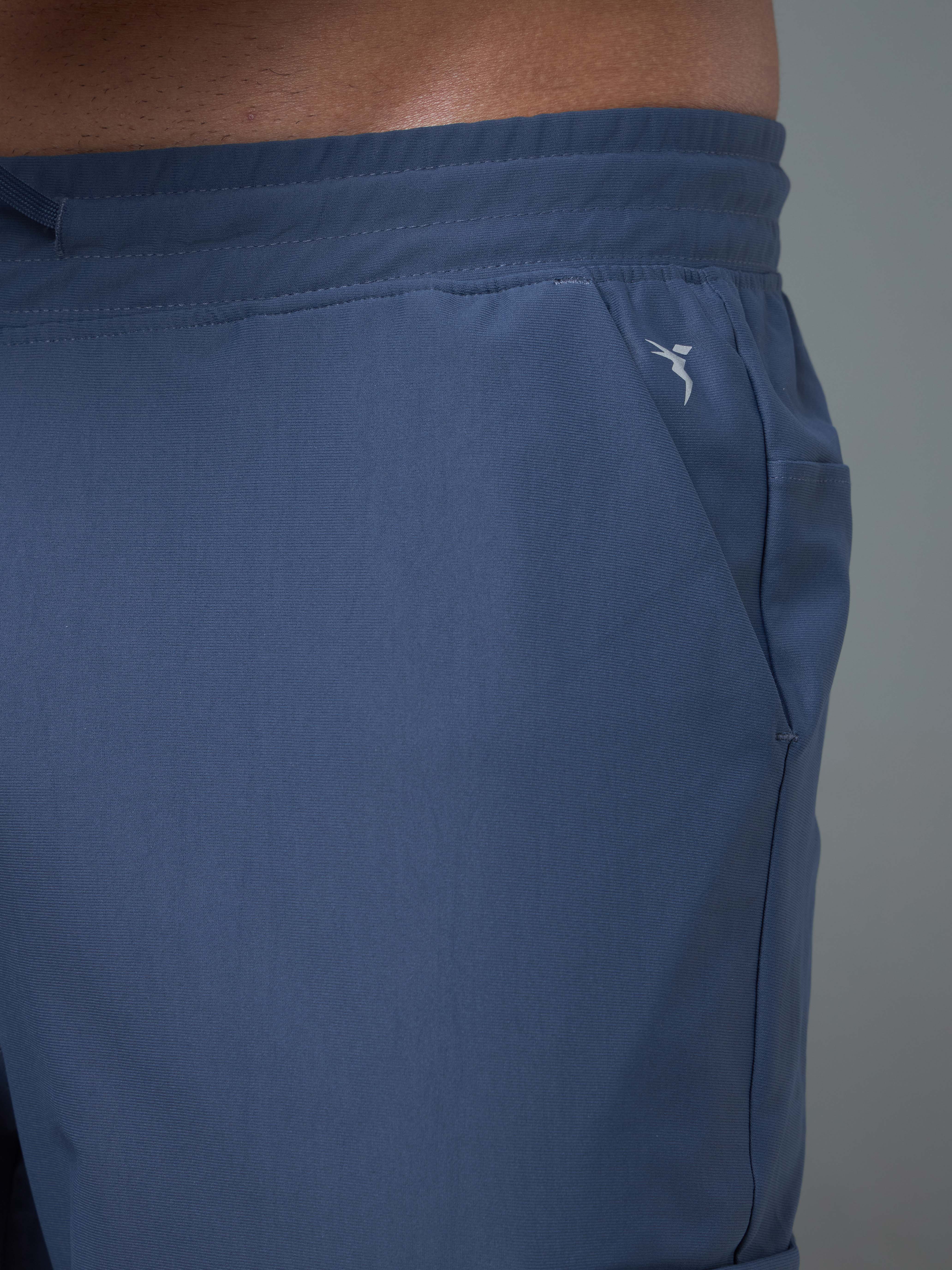 Men Solid Slim Fit Cargo Joggers with DURACOOL+ - Image 6