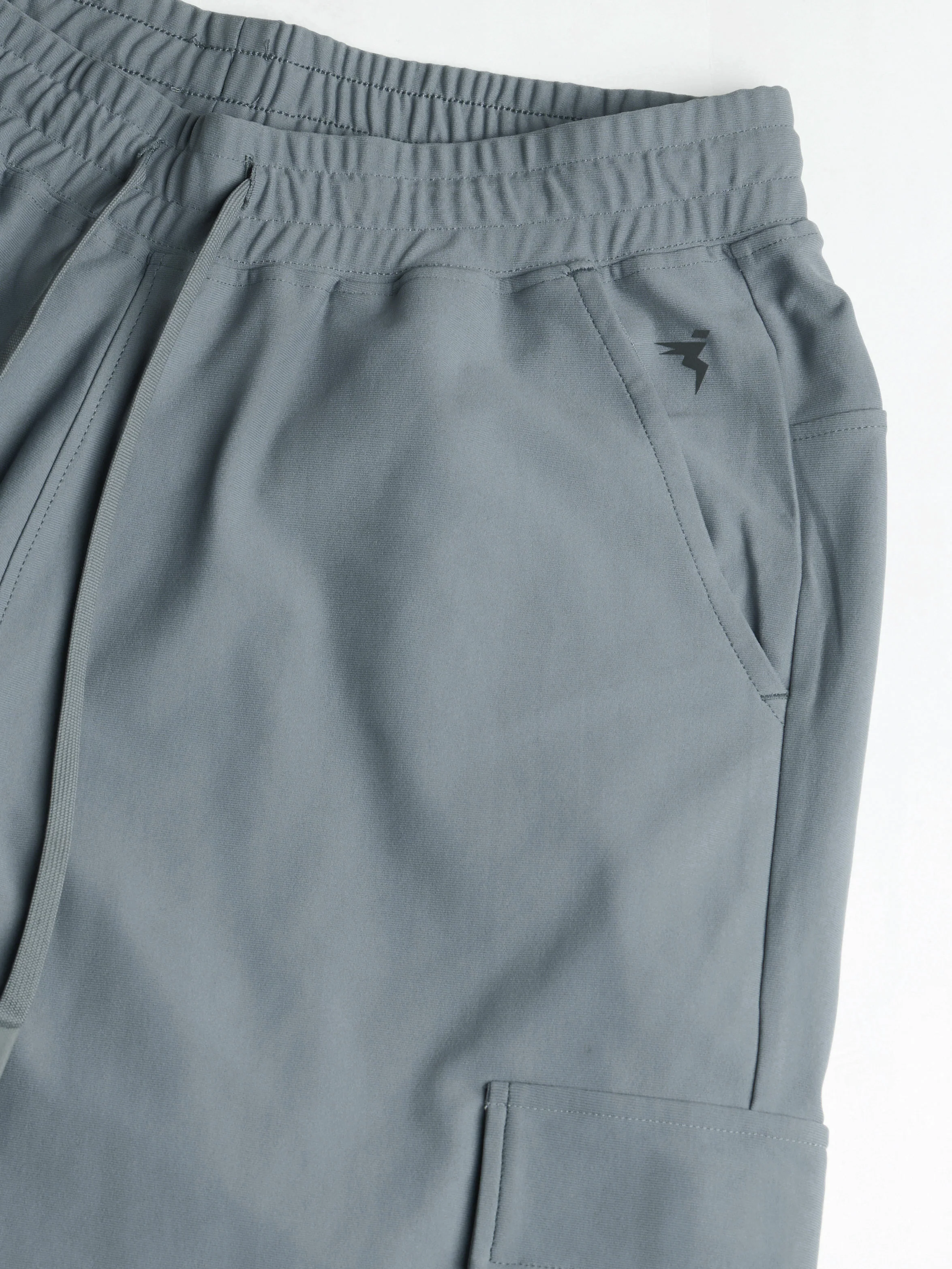 Men Solid Slim Fit Cargo Joggers with DURACOOL+ - Image 6