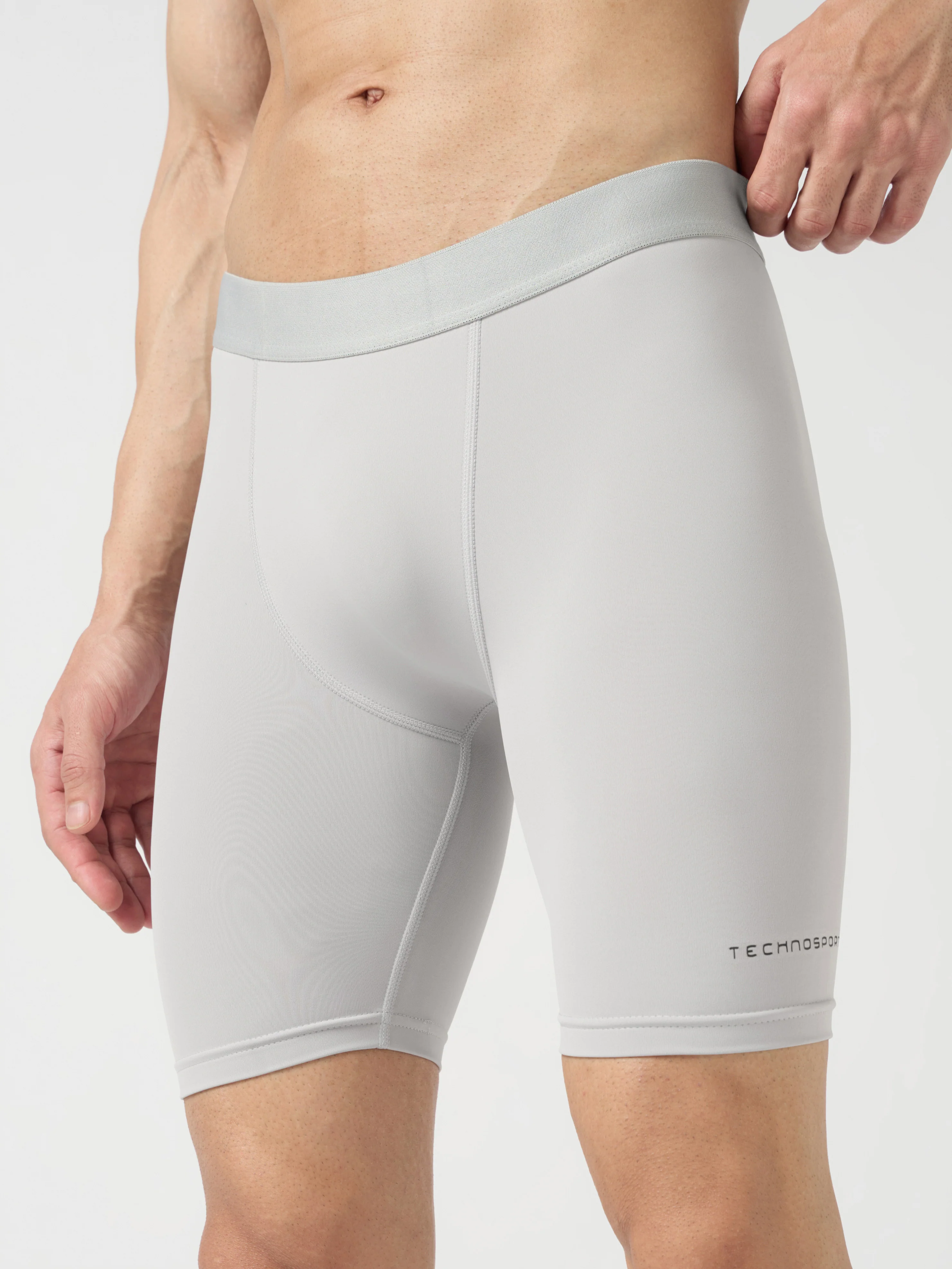 Men Solid Slim Fit Compression Tights with ELASTO LITE - Image 6