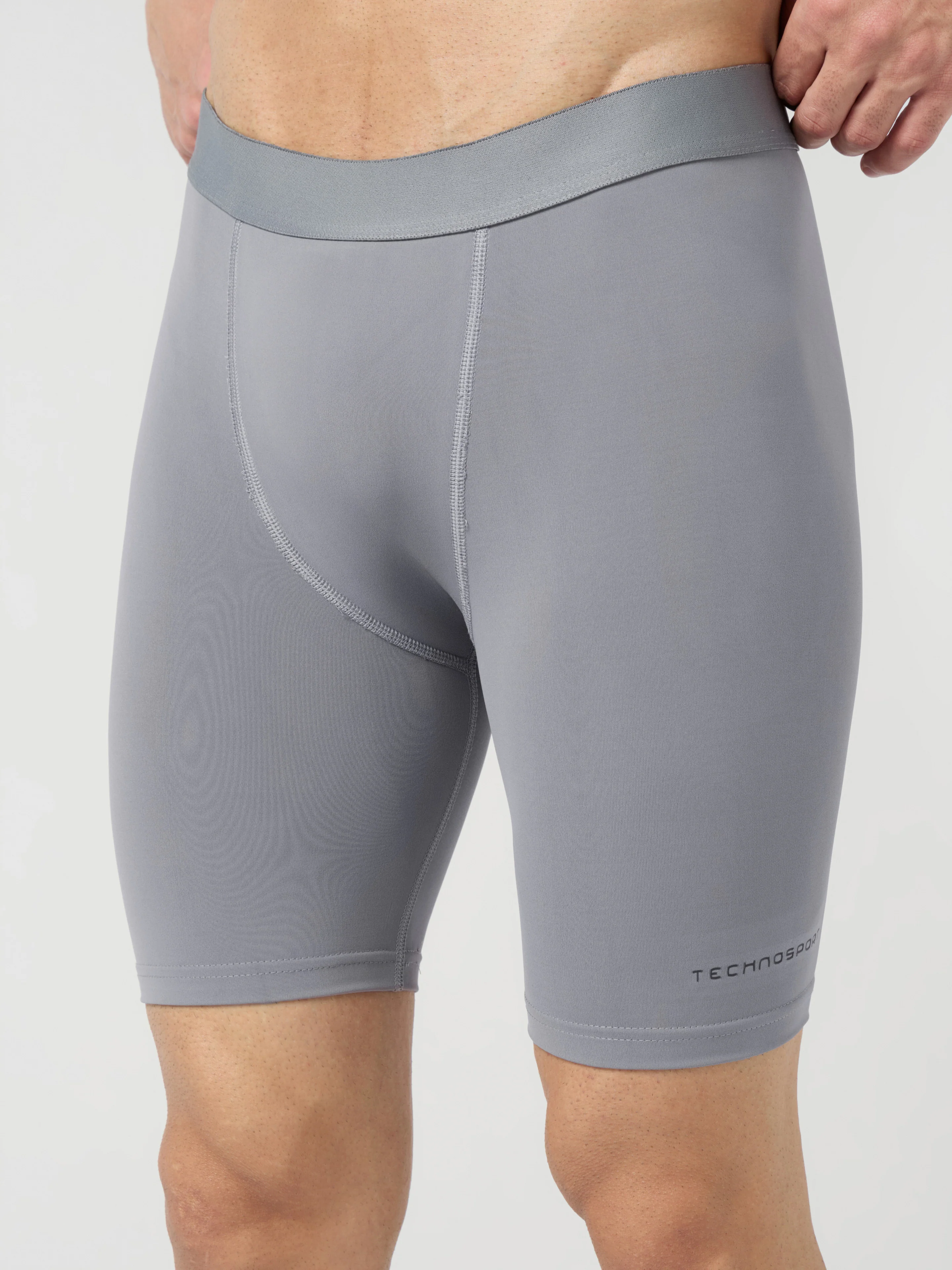 Men Solid Slim Fit Compression Tights with ELASTO LITE - Image 6