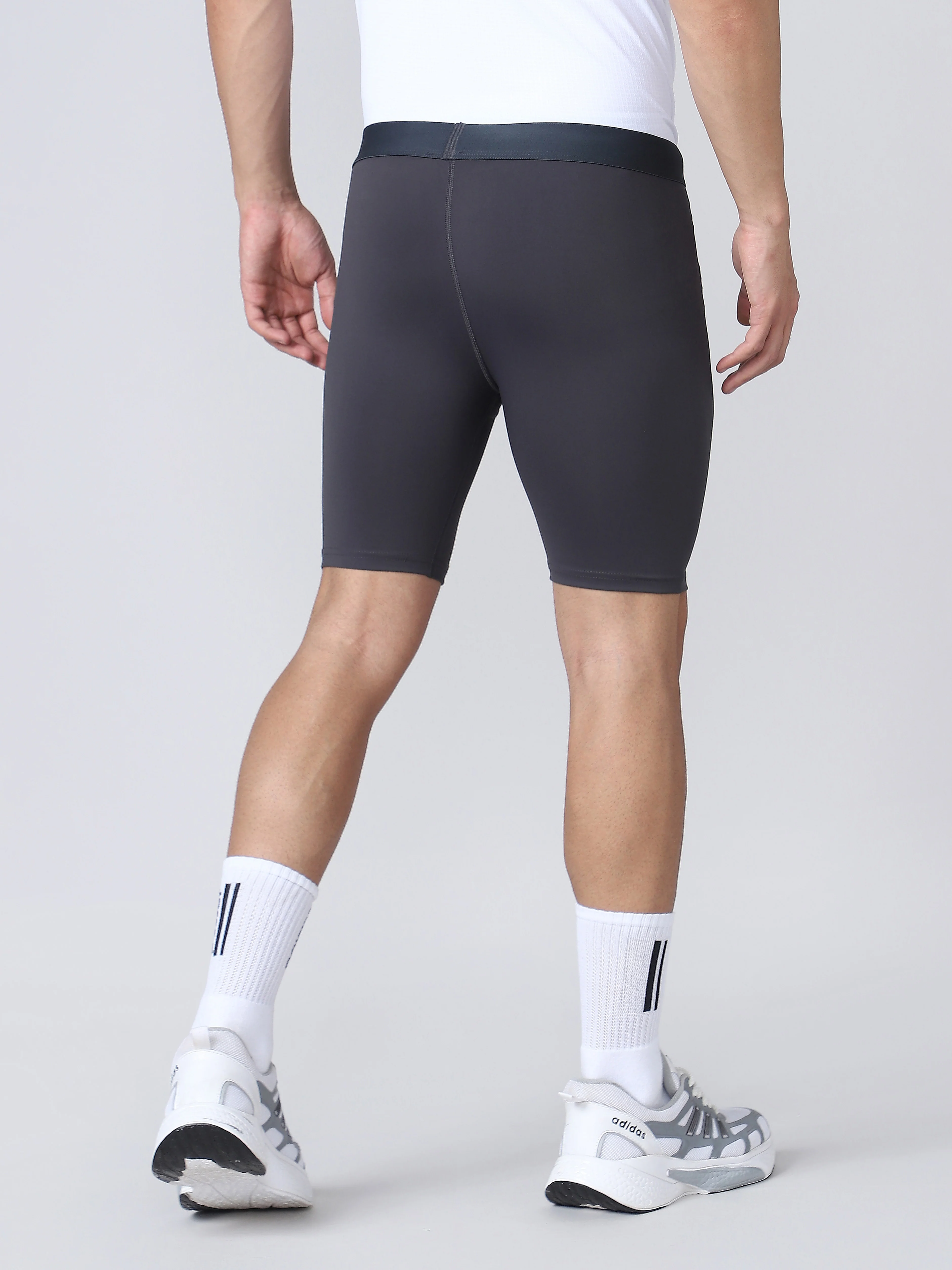 Men Solid Slim Fit Compression Tights with ELASTO LITE - Image 6