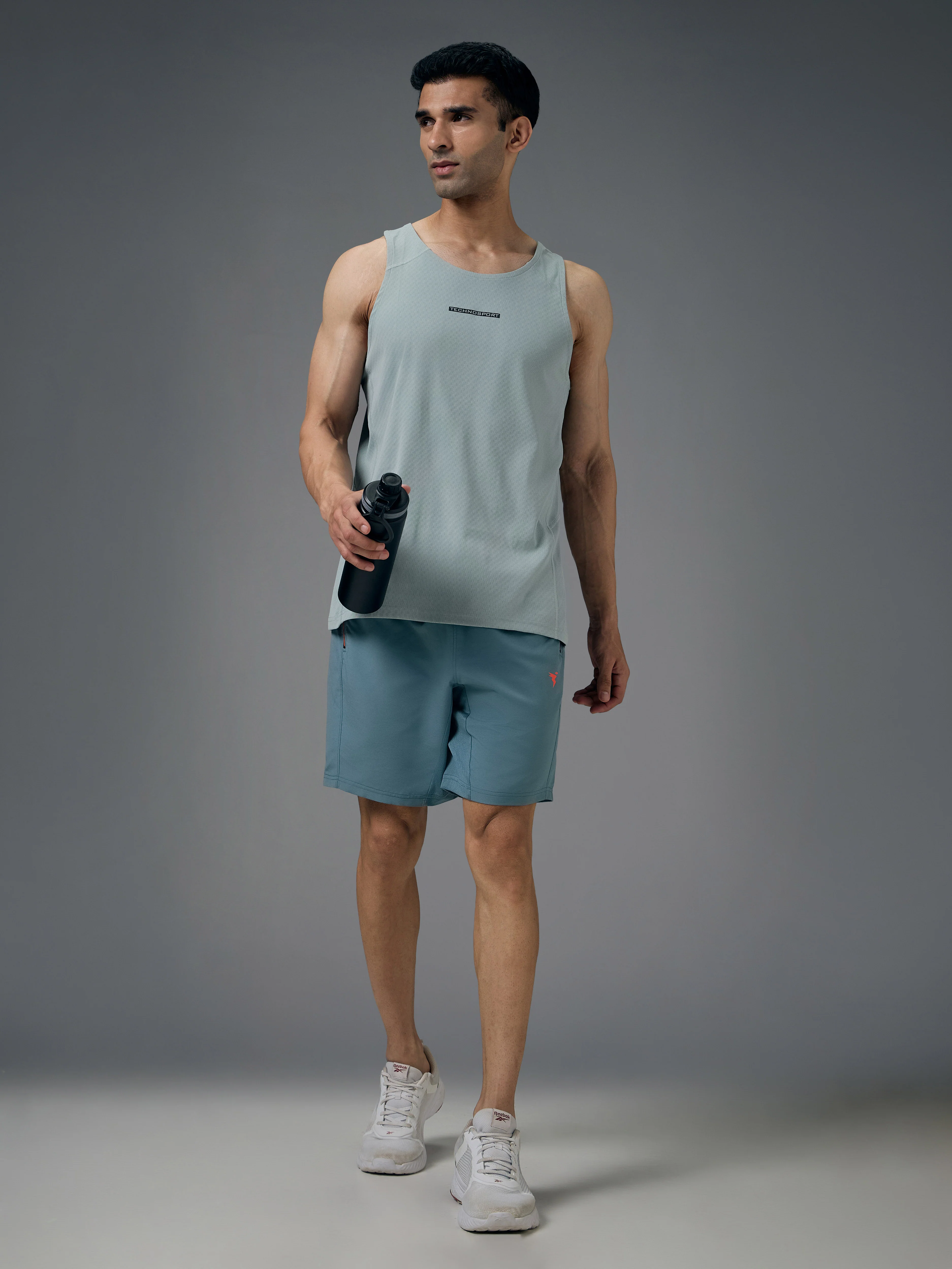 Men Jacquard Slim Fit Crew Neck Innerwear Vest with ELASTO LITE - Image 4