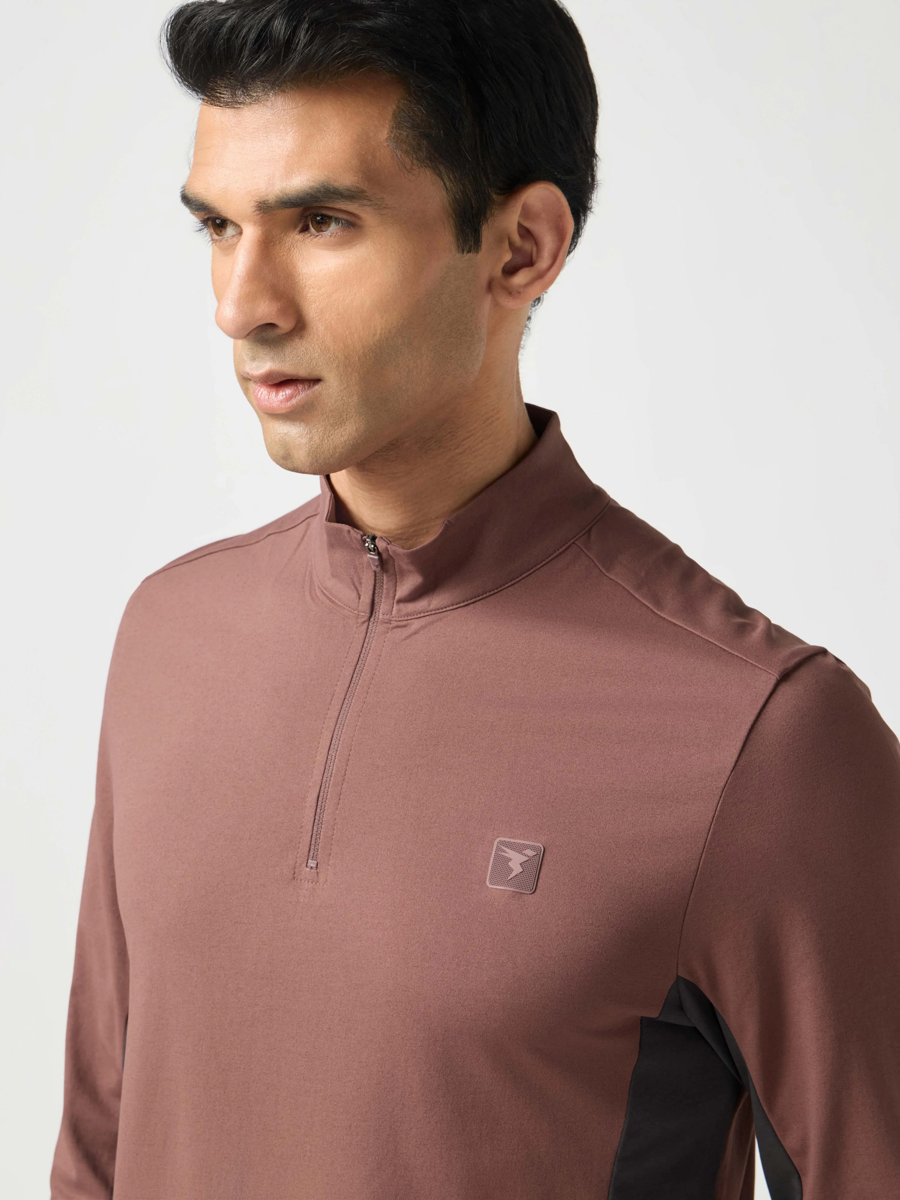 Men Solid Slim Fit Crew Neck T-shirt with ELASTO PLUS - Image 5