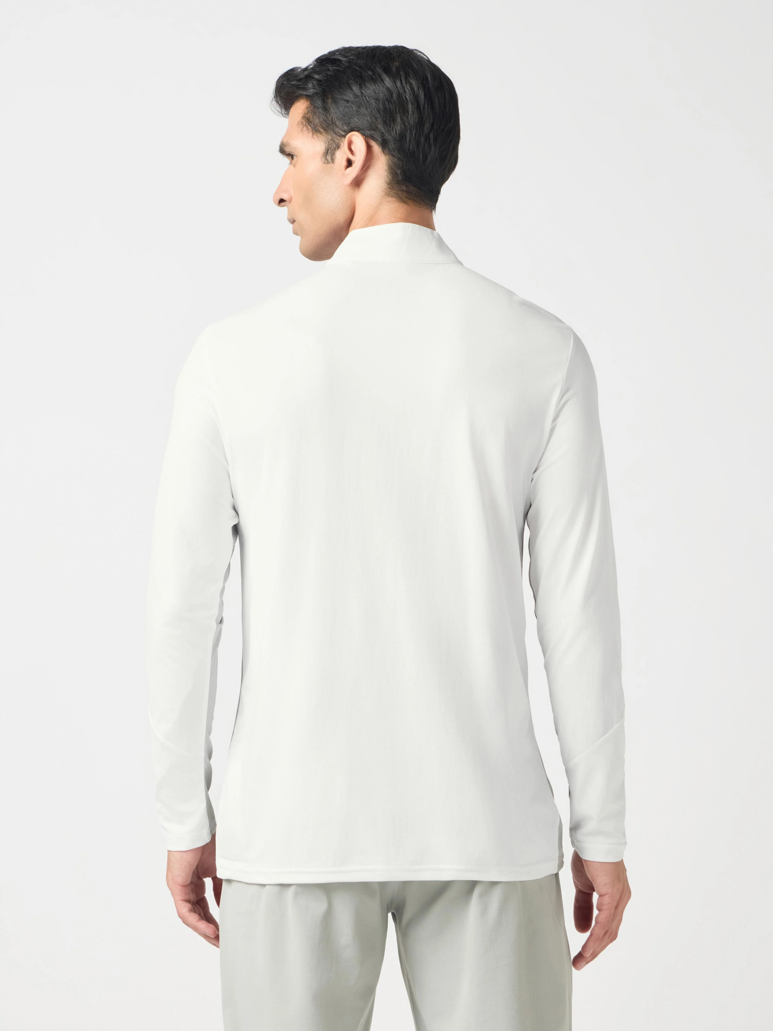 Men Solid Slim Fit Crew Neck T-shirt with ELASTO PLUS - Image 3