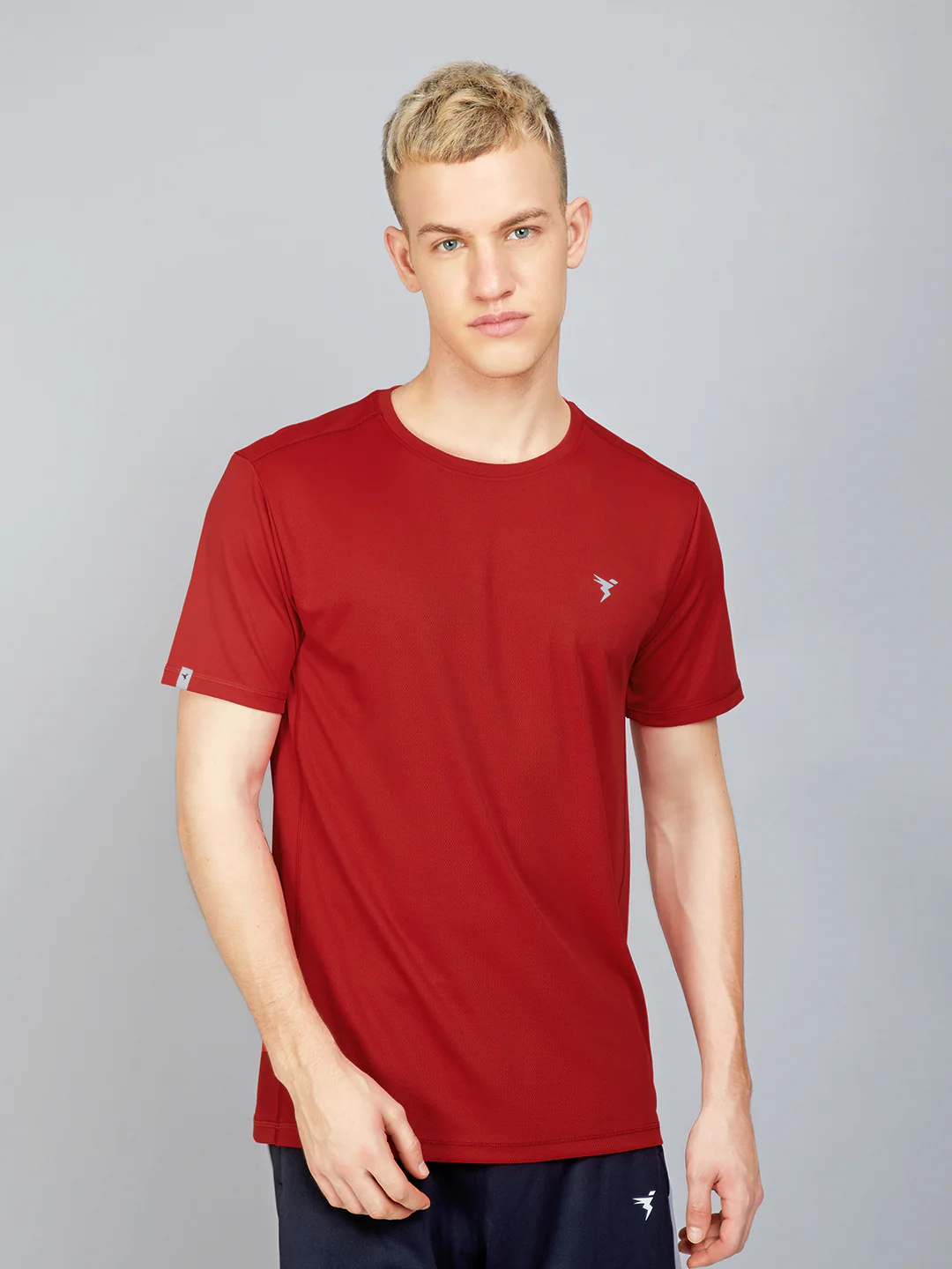 Men Solid Slim Fit Crew Neck T-shirt with TECHNO COOL+ (Pack of 2) - Image 7