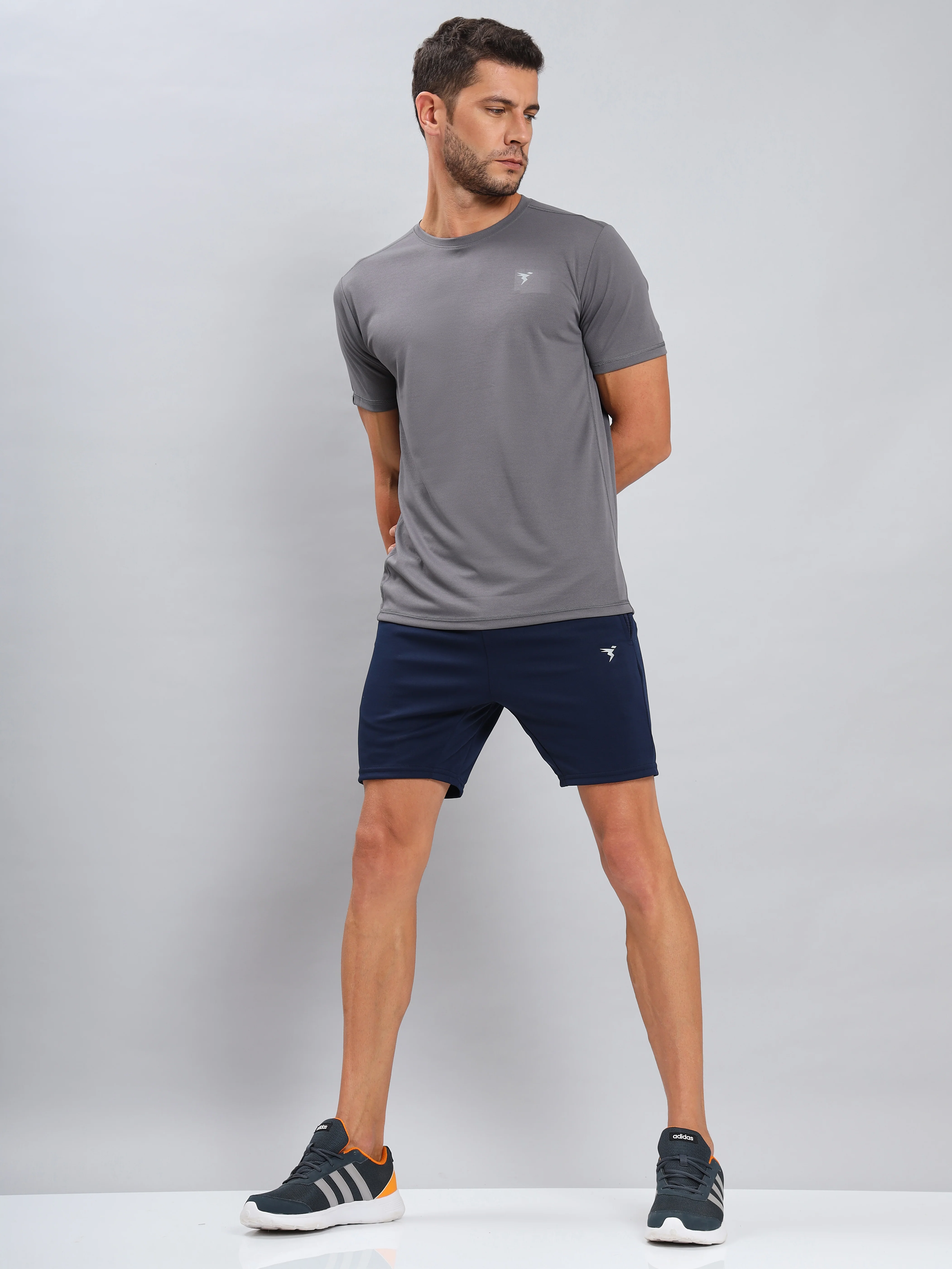 Men Solid Slim Fit Crew Neck T-shirt with TECHNO COOL+ (Pack of 2) - Image 4