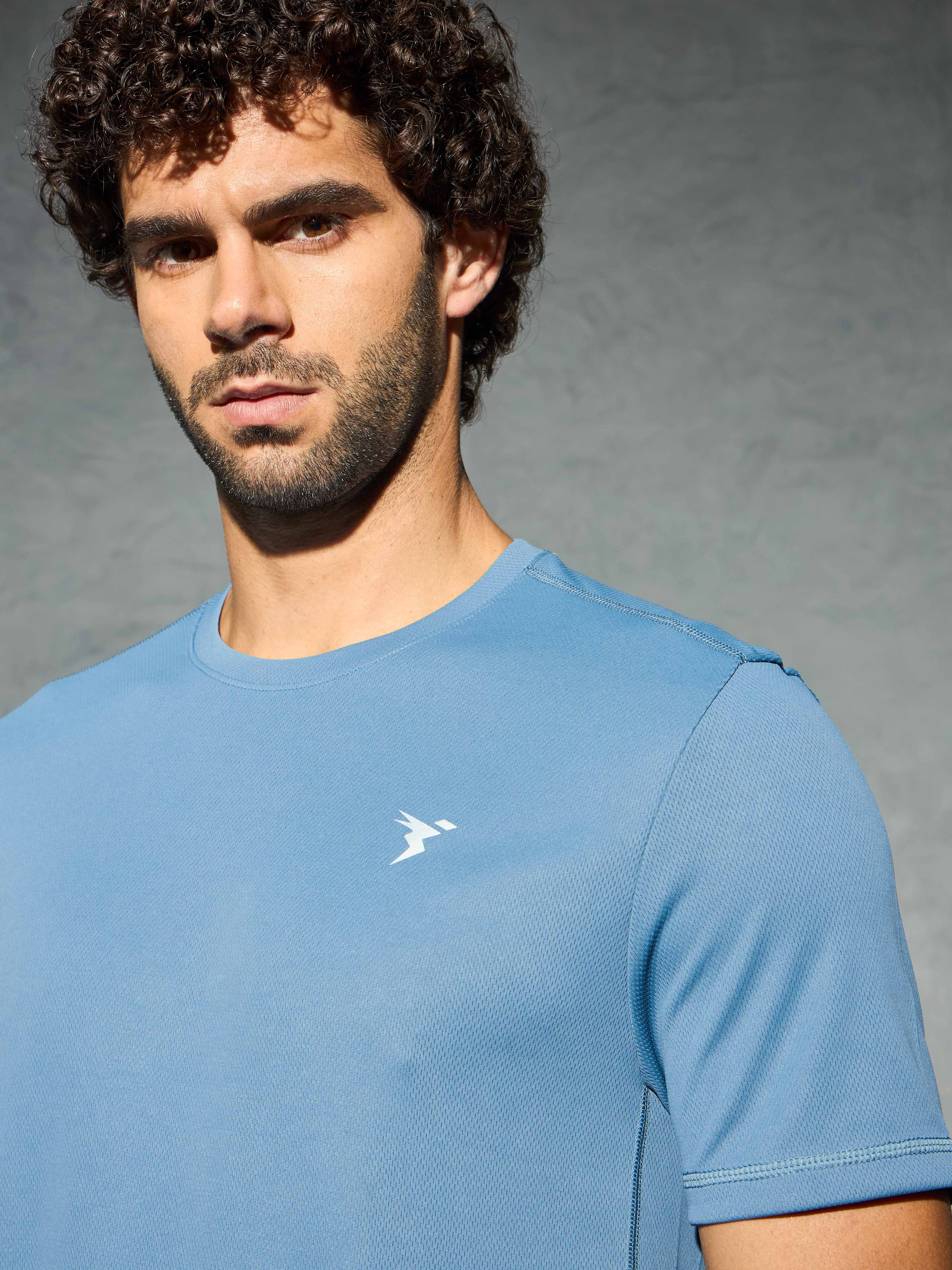 Men Solid Slim Fit Crew Neck T-shirt with TECHNO COOL+ (Pack of 2) - Image 7