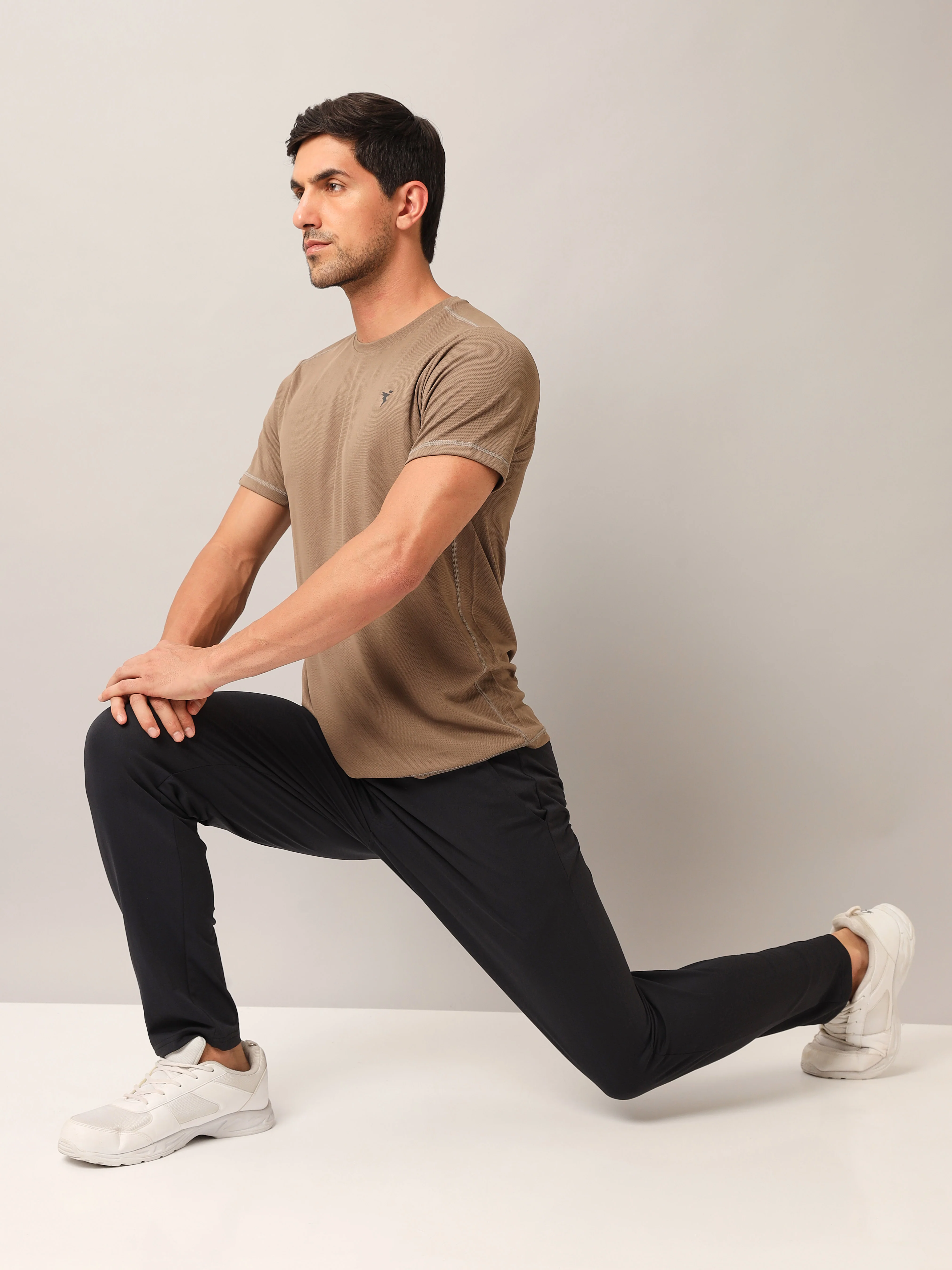 Men Solid Slim Fit Crew Neck T-shirt with TECHNO COOL+ (Pack of 2) - Image 5